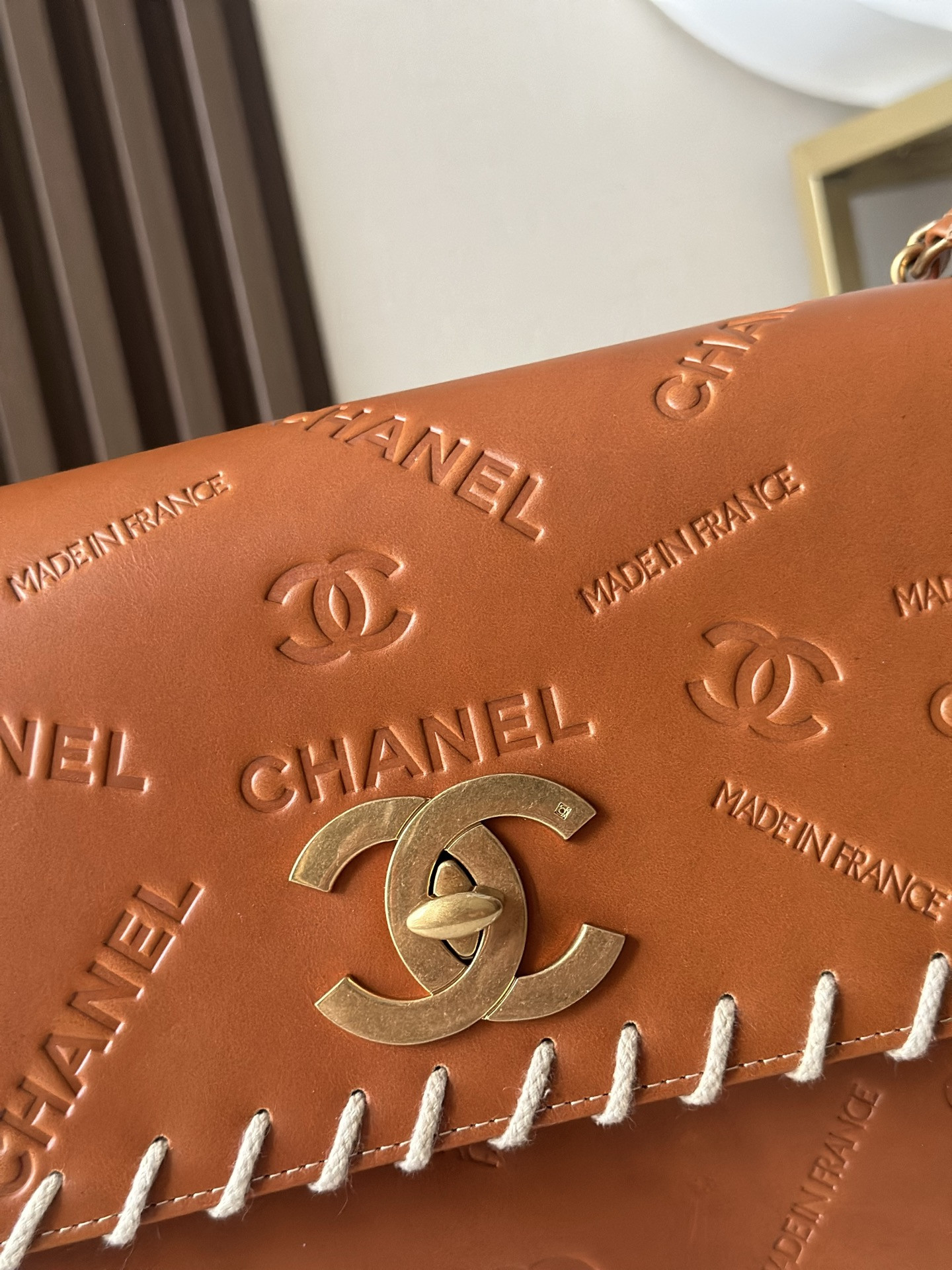 Ch**el Flap Bag AS3353 34x21x10cm