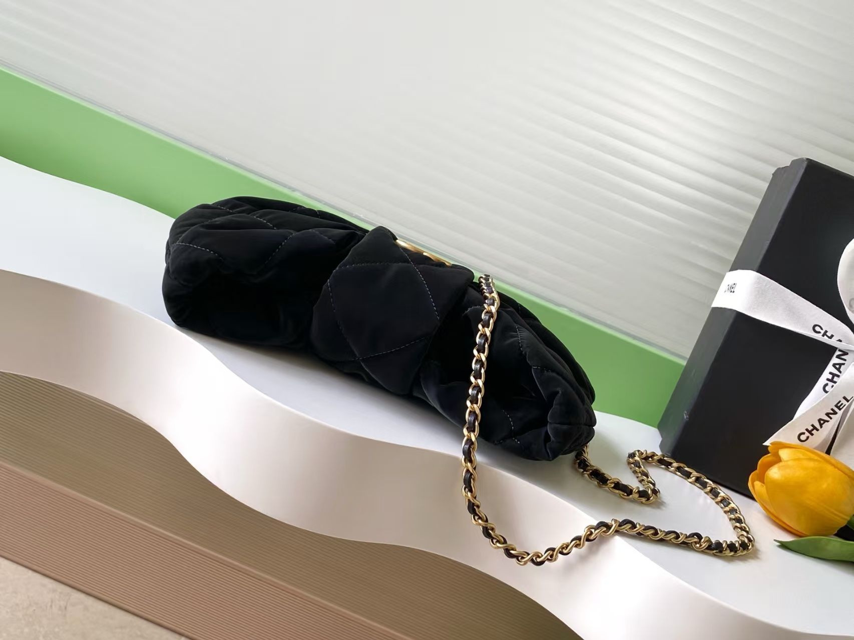 Ch**el Mini Bow Bag 18x26x5cm