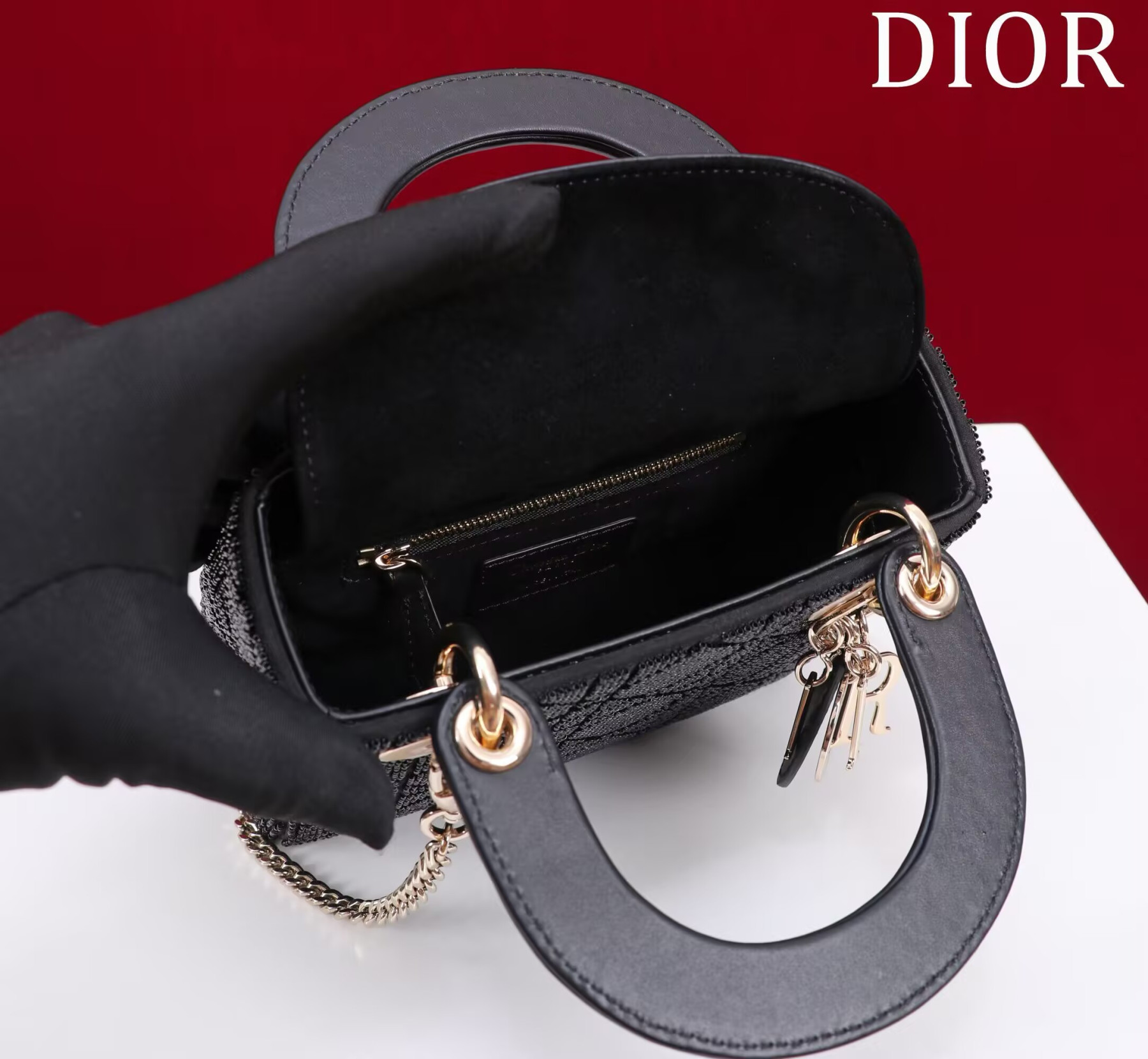 MINI LADY DIOR BAG 17x7x15cm