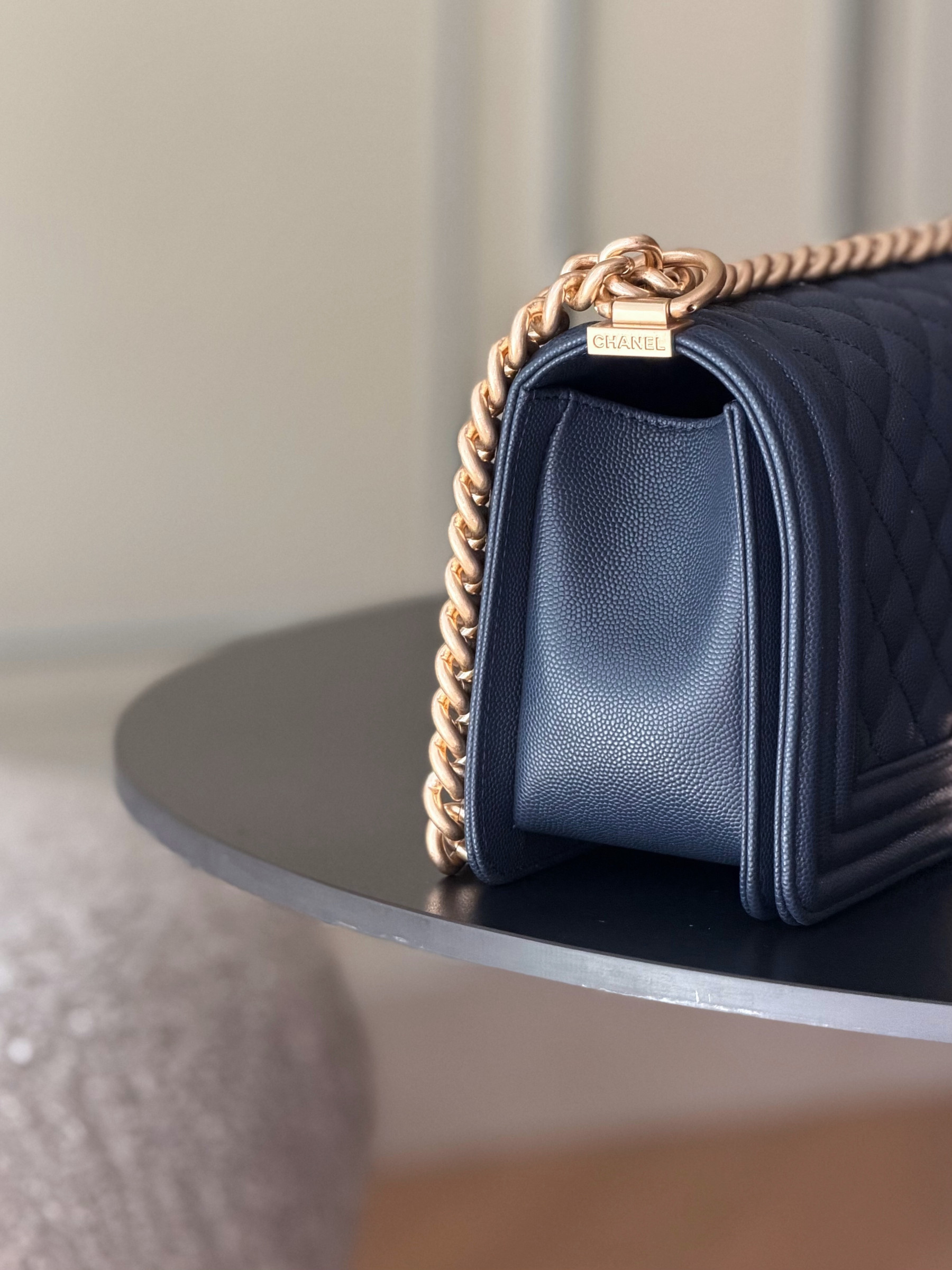 Ch**el Boy Handbag 15x25x9cm