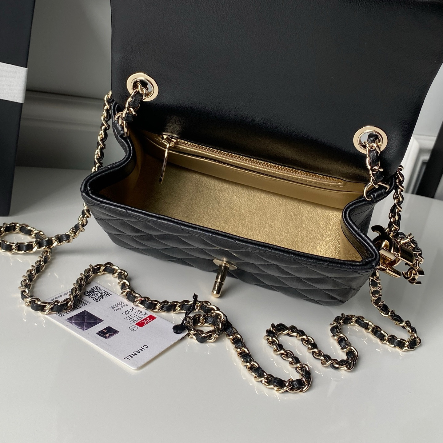 Ch**el classic flap handbag cf as5758 18x13x7cm