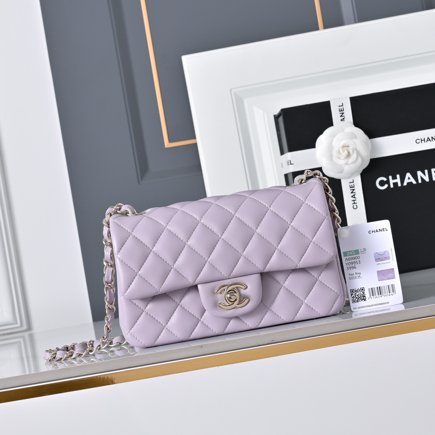 Ch**el mini flap bag 20x12x6.5cm