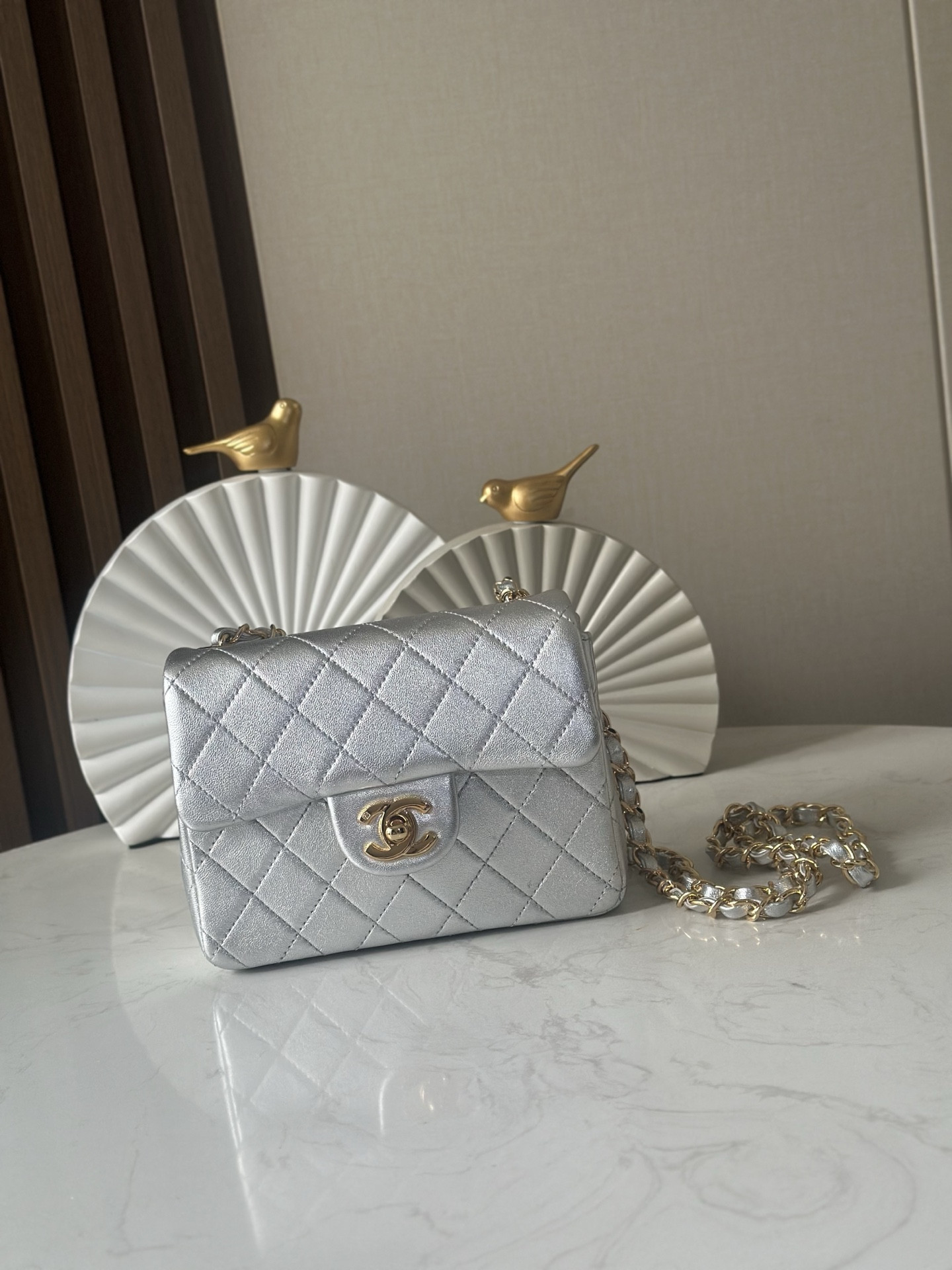 Ch**el mini flap bag 17.5cm