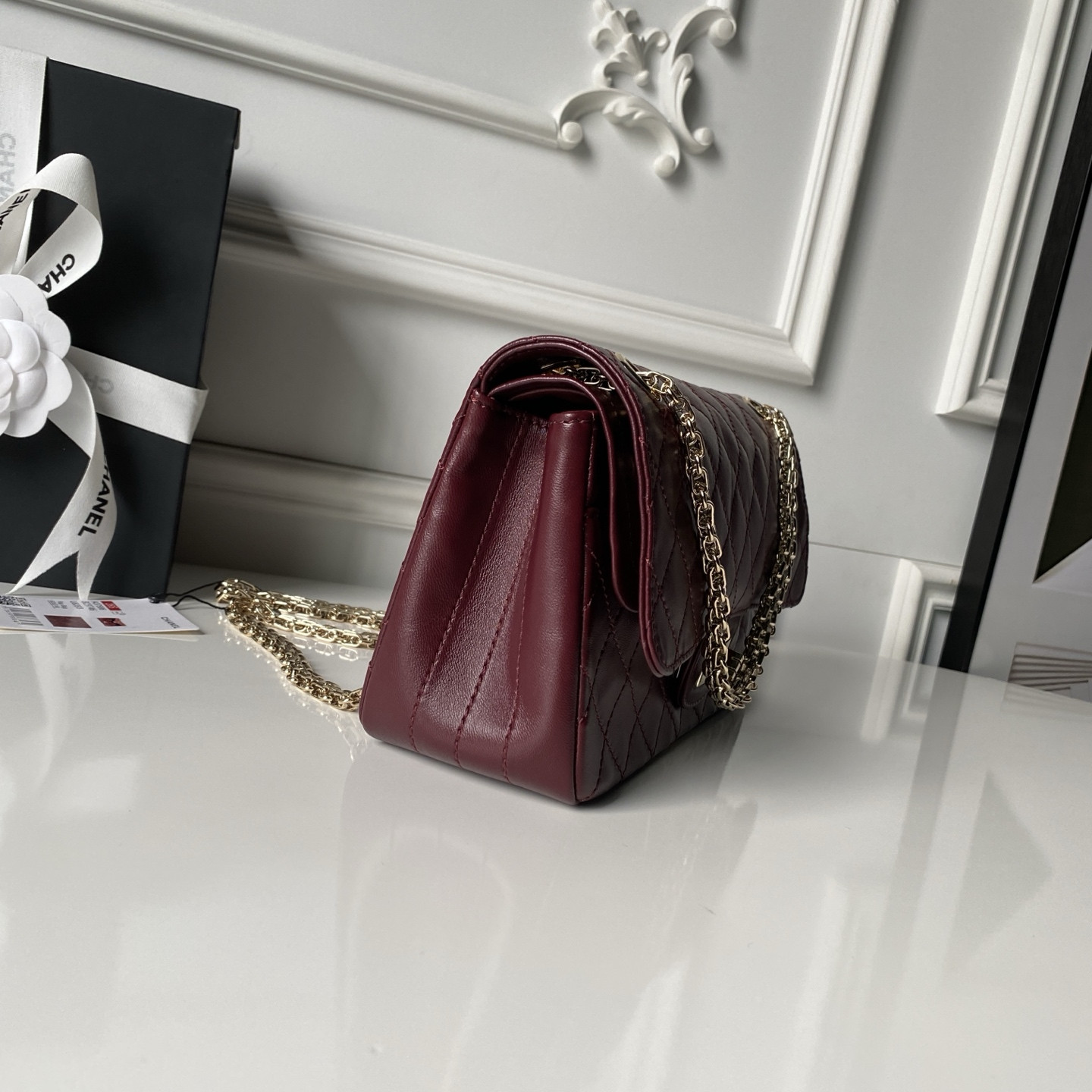 Ch**el 2.55 handbag a37586 16x24x7.5cm
