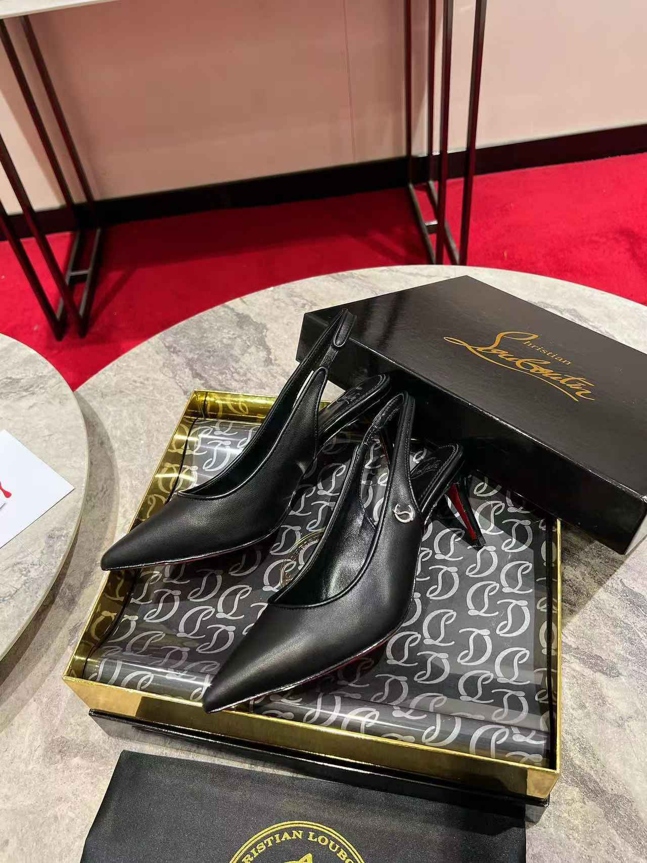 UA Chr1st1an Louboutin Sporty Kate Sling 65mm