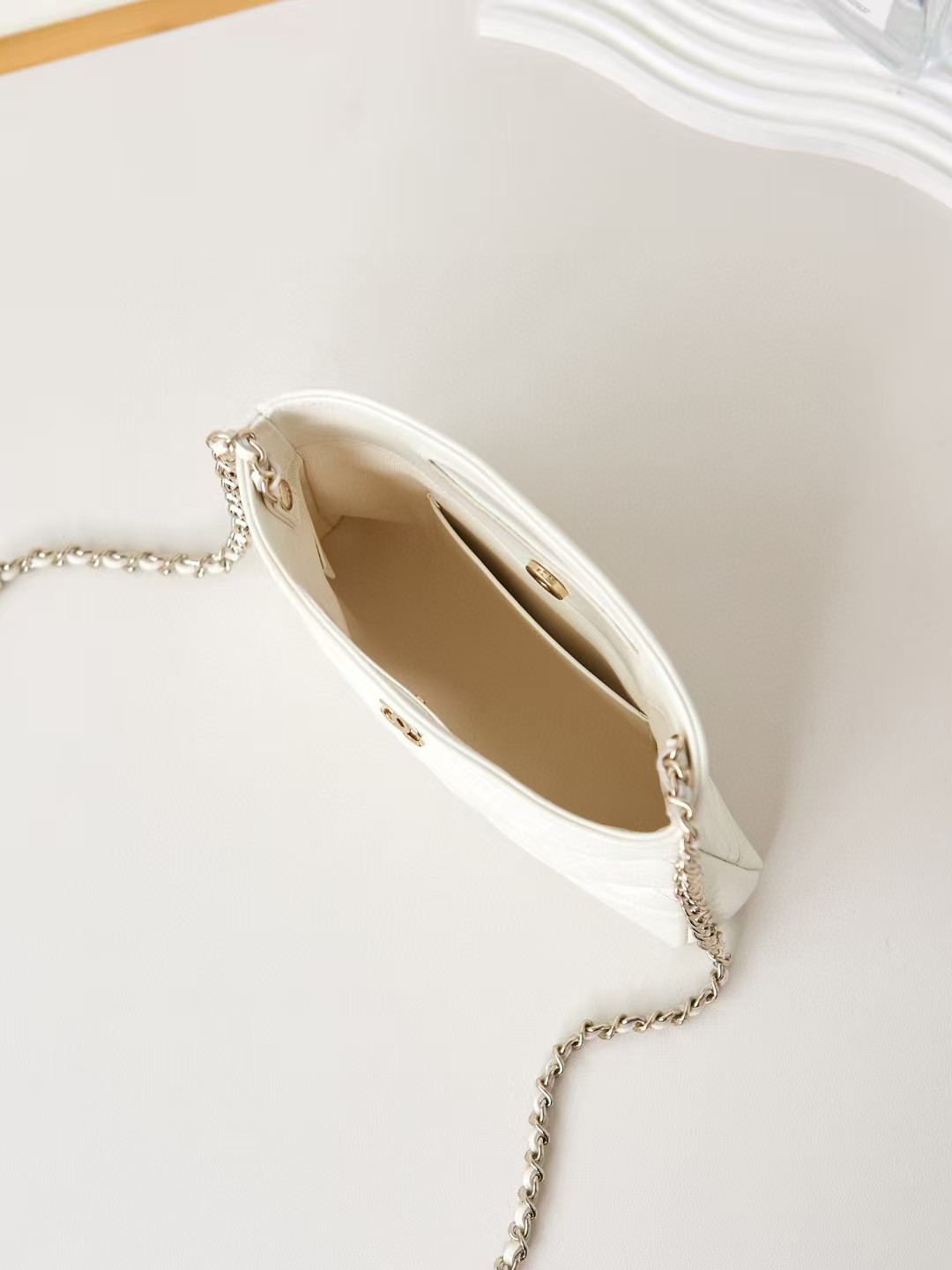 Ch**el 31 Nano Chain Bag Lambskin AS3656 17.5x20.5x4cm