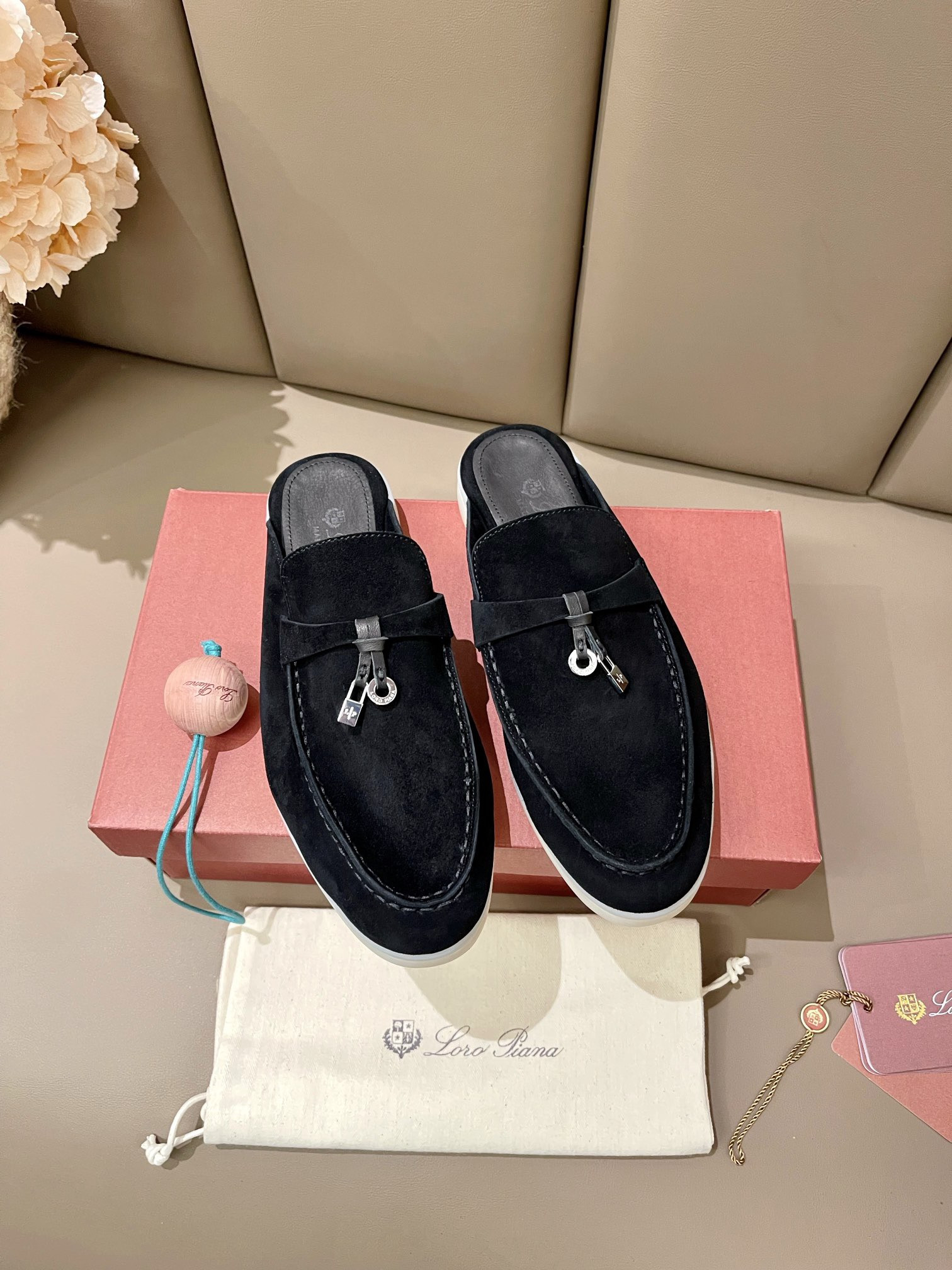 UA L0r0 P1ana Babouche Charms Walk Loafers