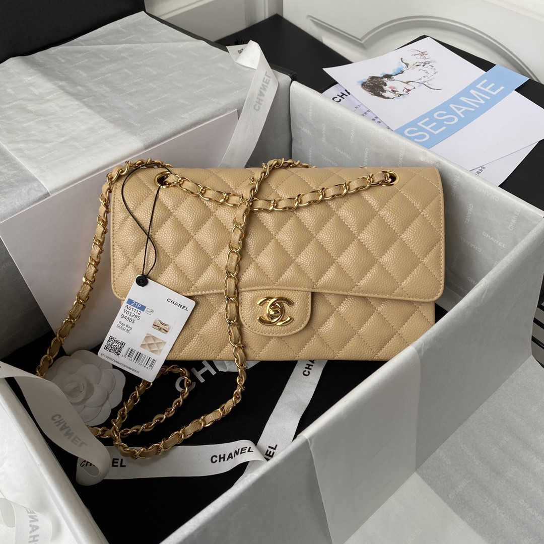 Ch**el Classic Flap Bag 15.5×25.5×6.5cm