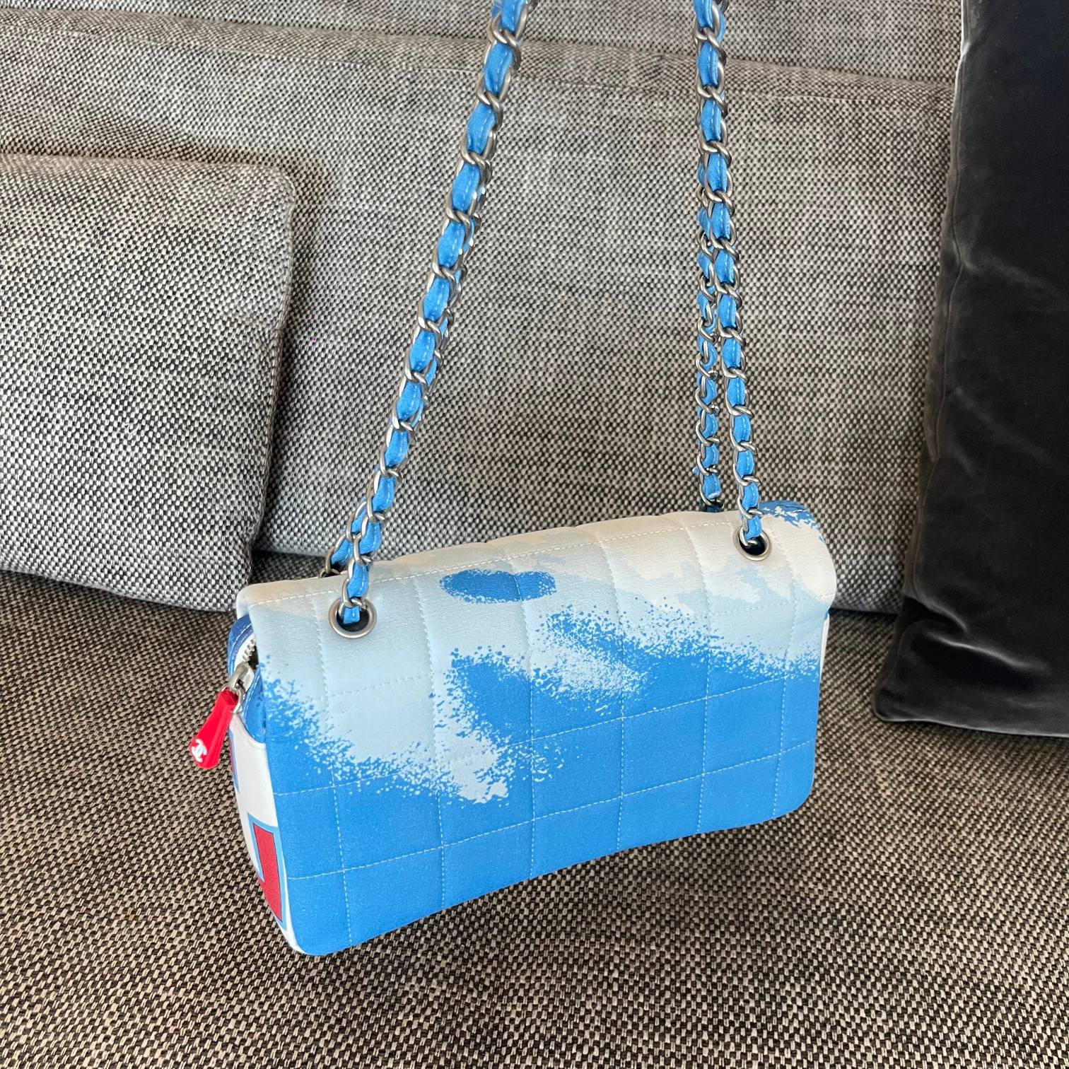 Ch**el surf line flap bag 25x15x6cm