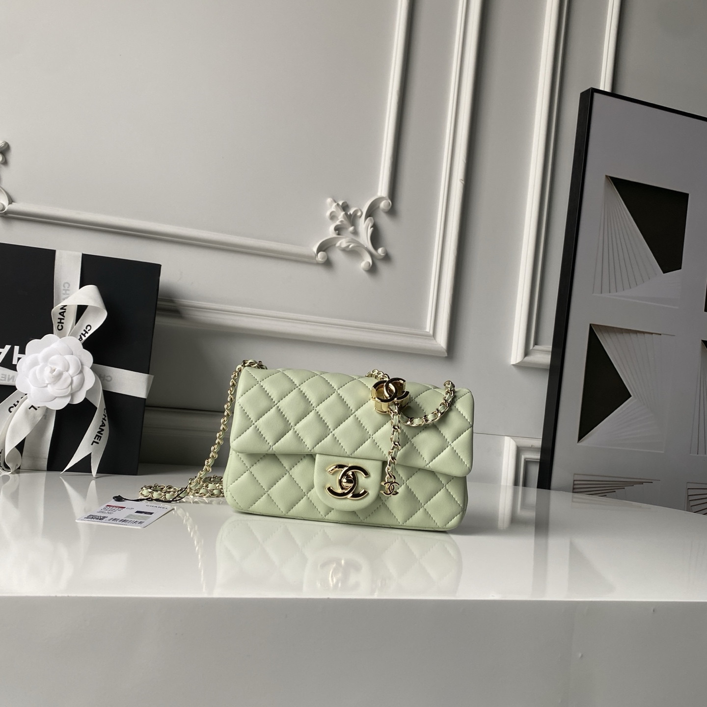 Ch**el classic flap handbag cf as5759 20x13x7cm