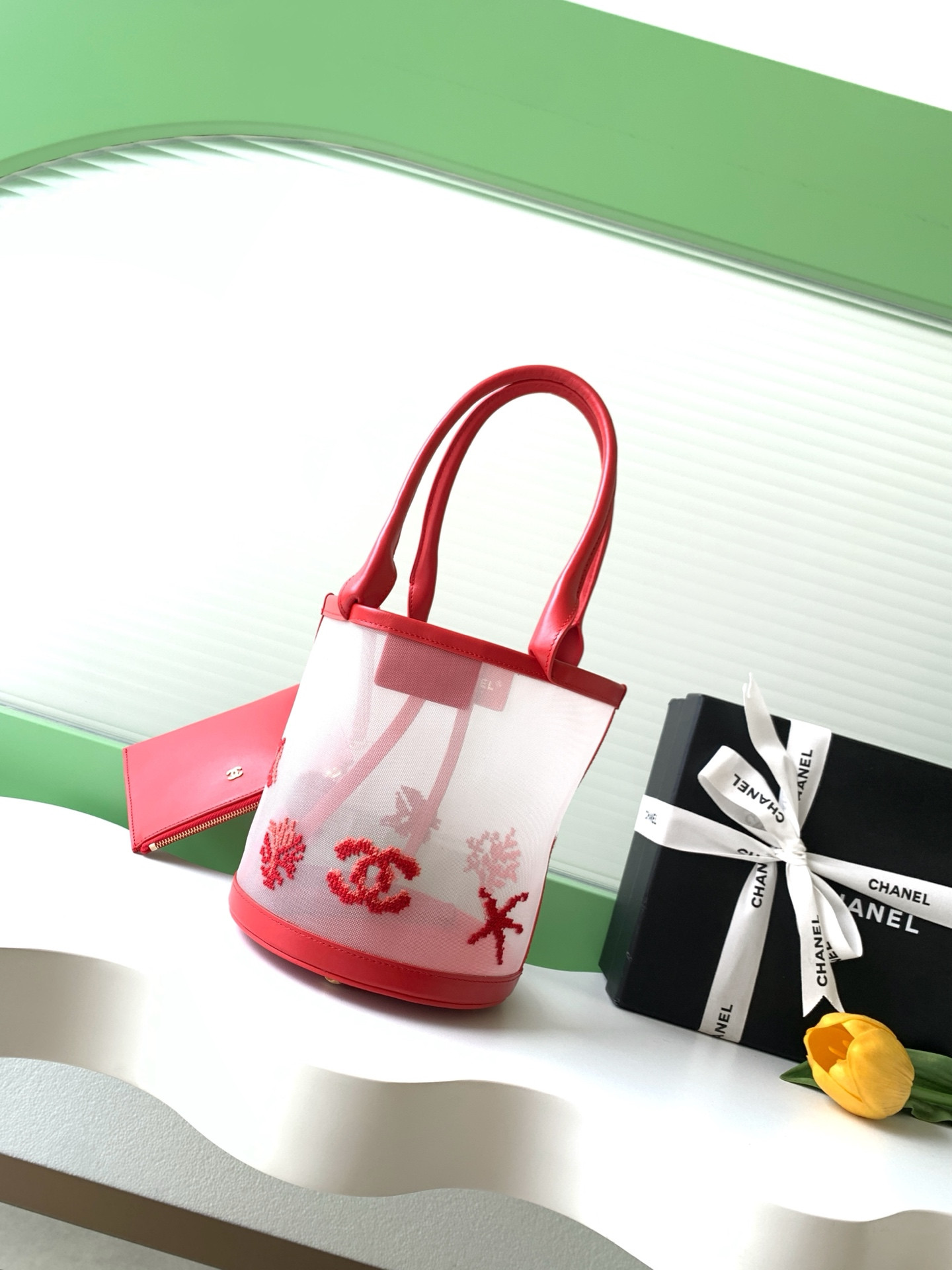 Ch**el large bucket bag as6189 31x24x23cm