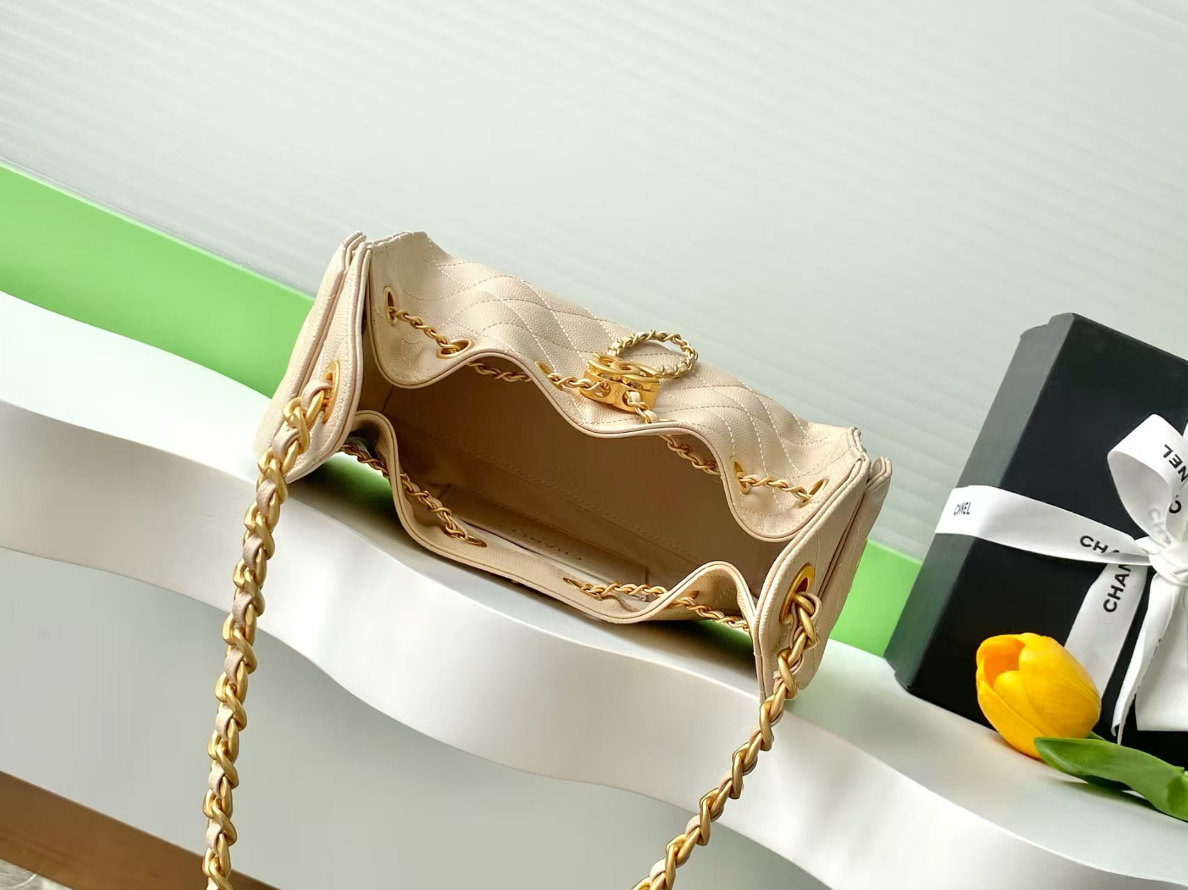 Ch**el 25C Bucket Bag 20x22x12.5cm