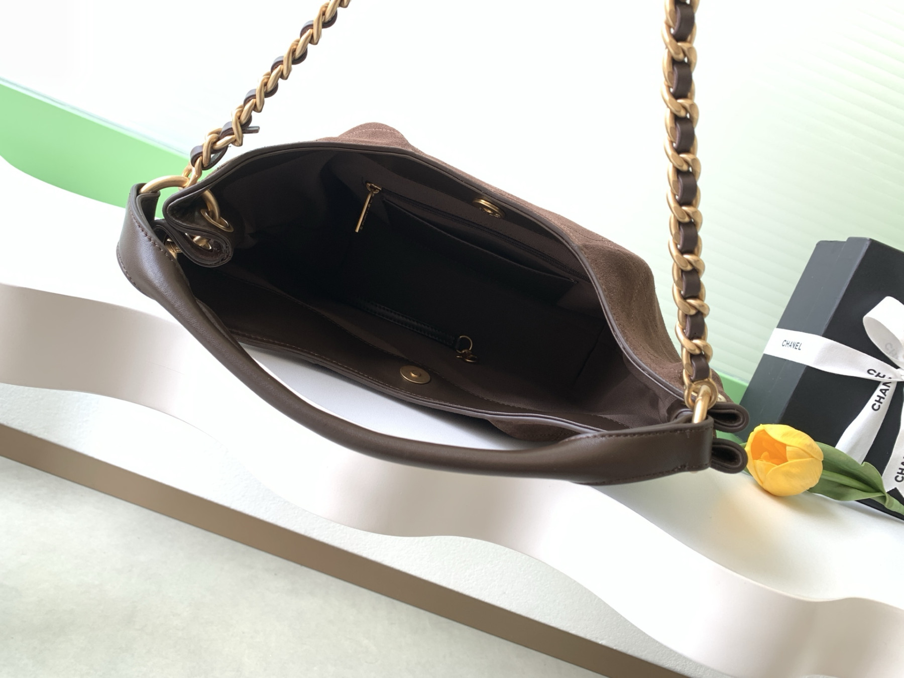 Ch**el hobo bag 24x31x10cm