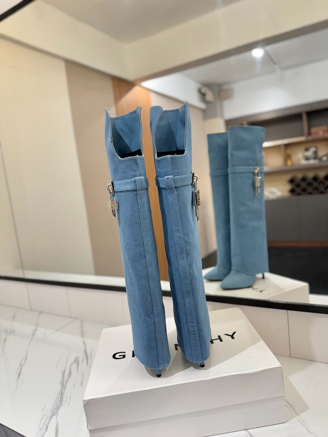 UA Givenchy Shark Lock Boots