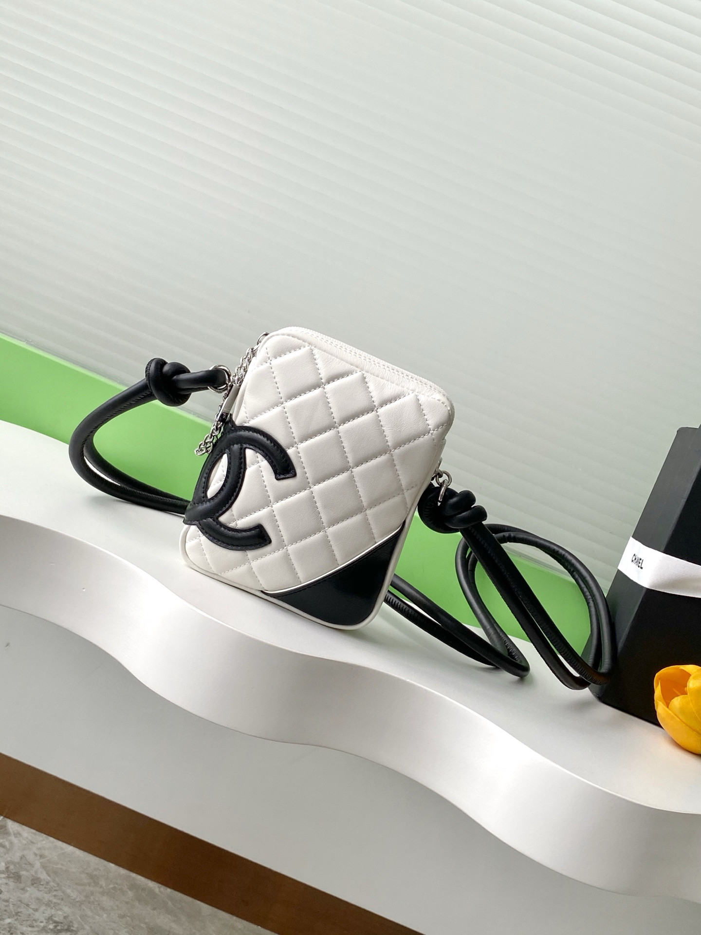 Ch**el cambon line crossbody bag 13x15x3.5cm