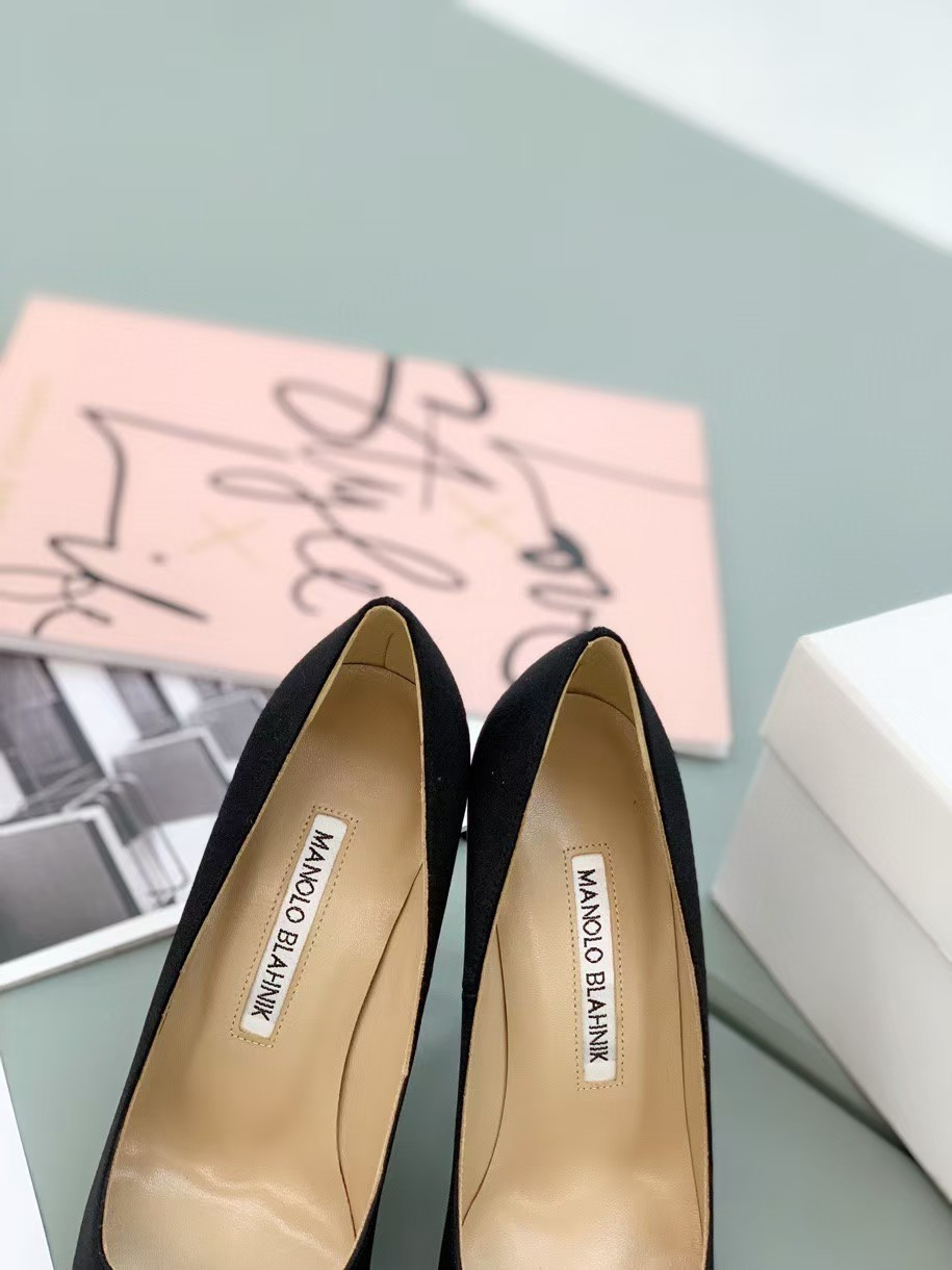 UA Man010 B1ahn*k HANGISI Black Satin Jewel Buckle Pumps