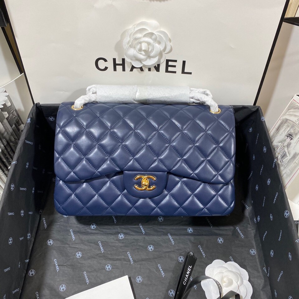 Ch**el classic flap jumbo 30cm cf 19.5×30×10cm