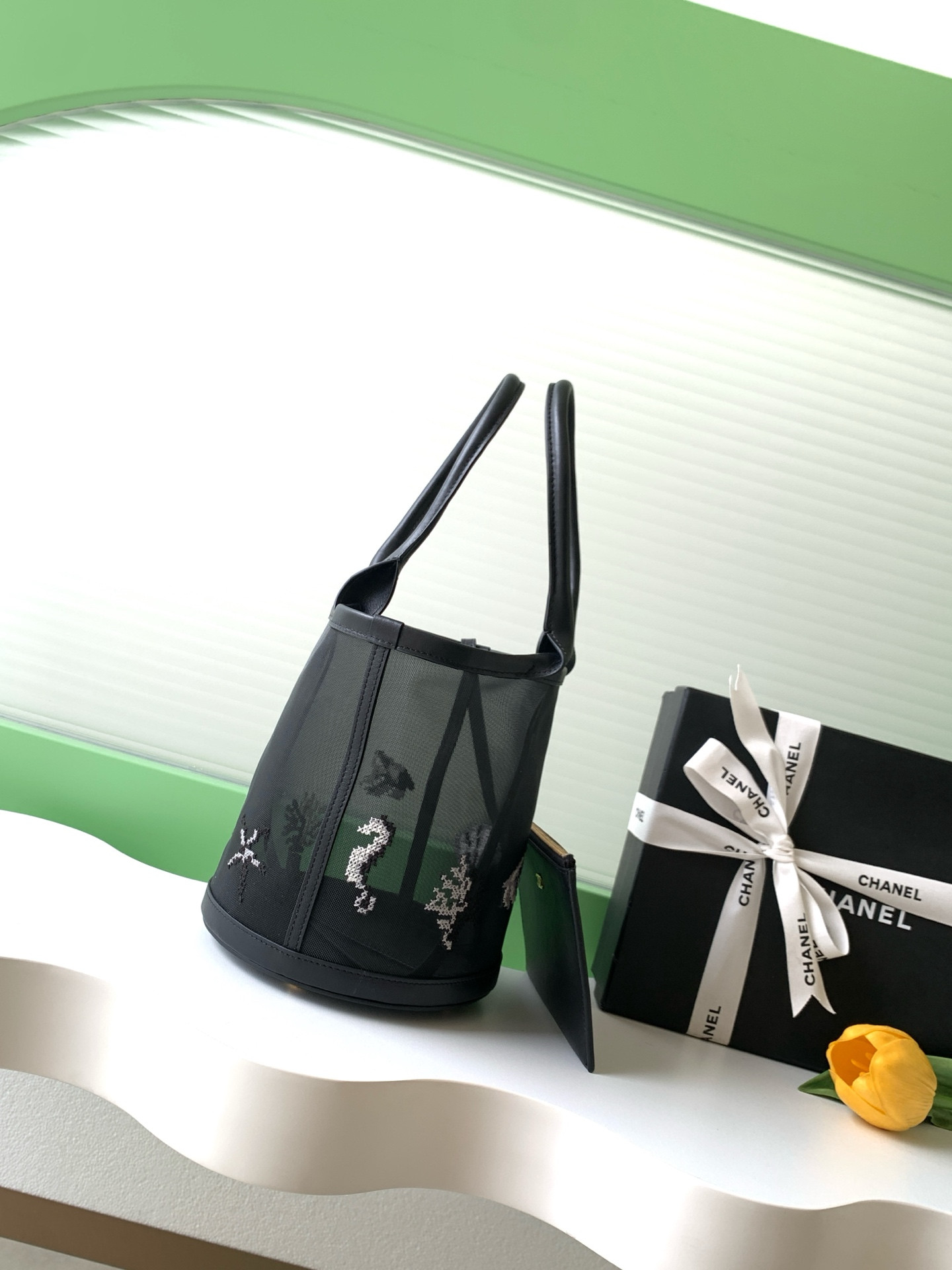 Ch**el large bucket bag as6189 31x24x23cm