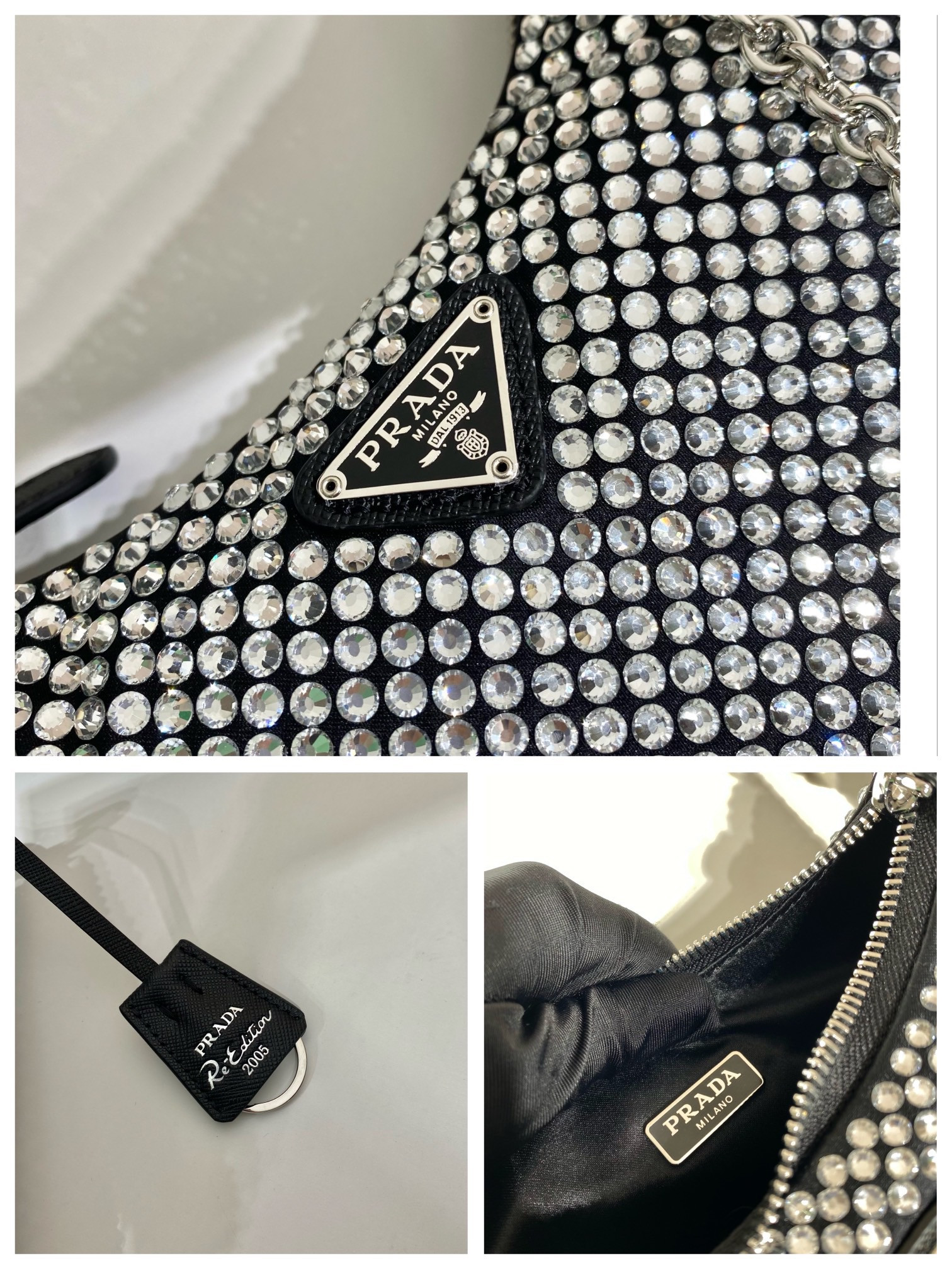 Pra*a Re-Edition 2005 duchess bag 18x22x6cm