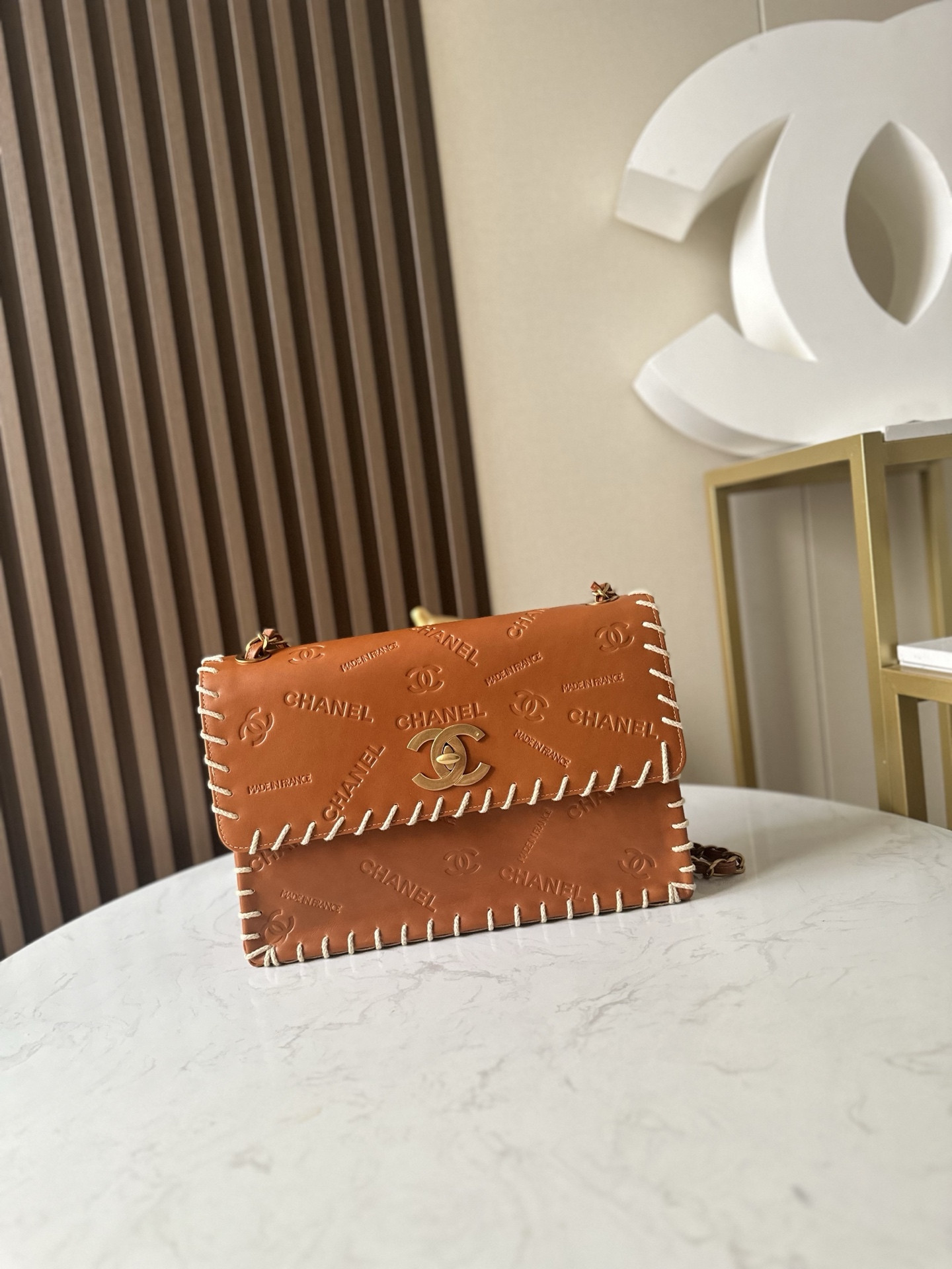 Ch**el Flap Bag AS3353 34x21x10cm
