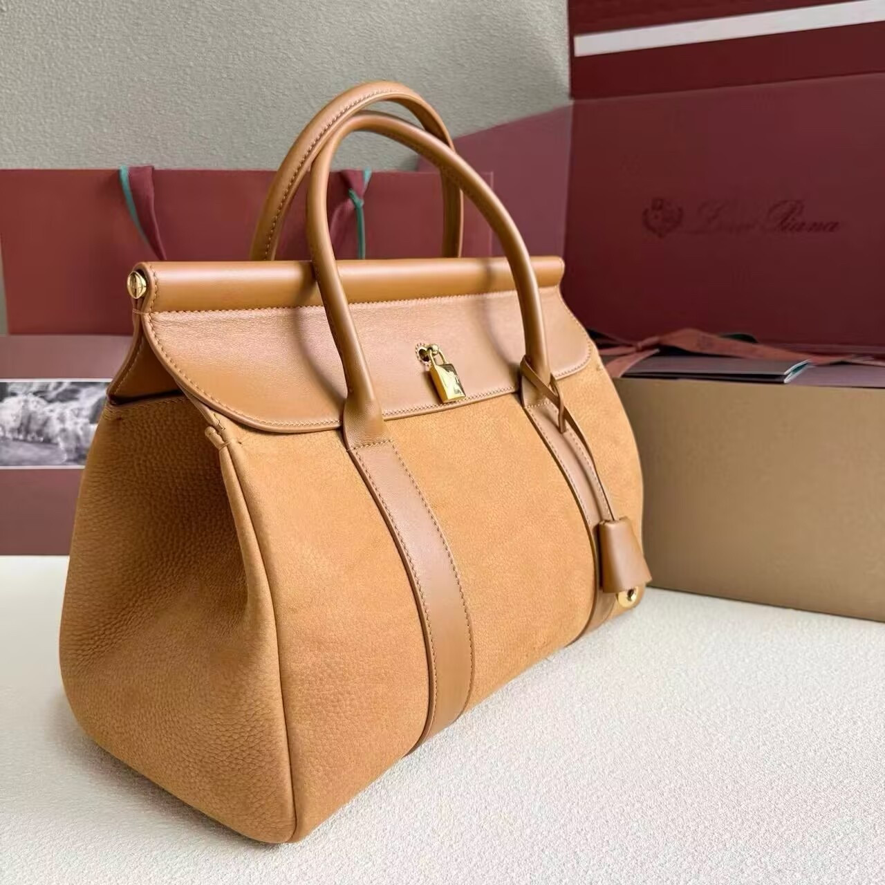 L0r0 P1ana Loom bag L25 25x18x12.5cm