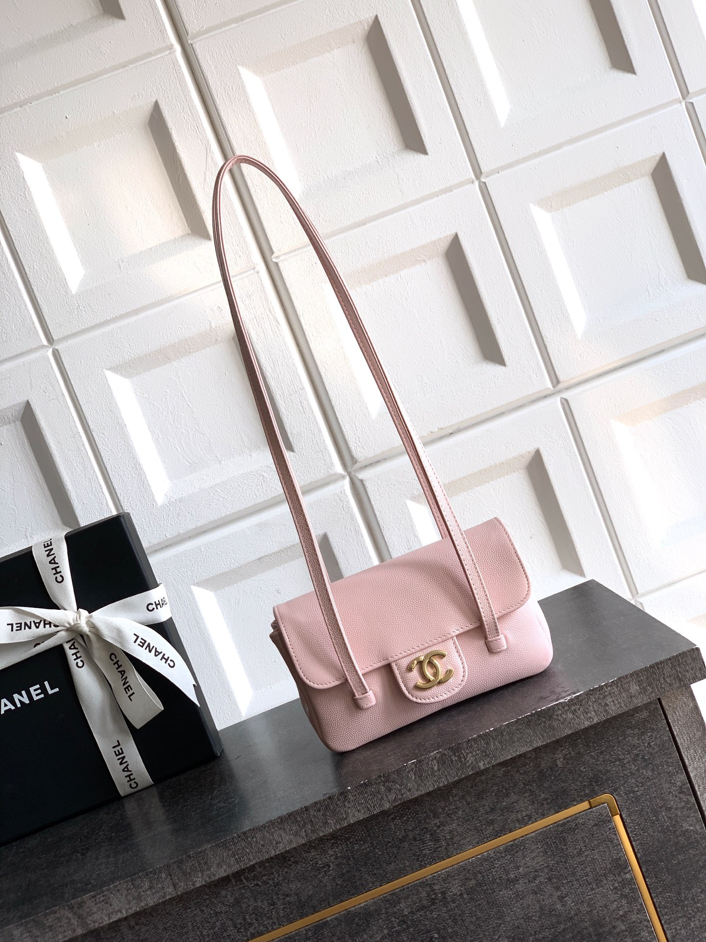 Ch**el flap bag 11.5x17x5cm