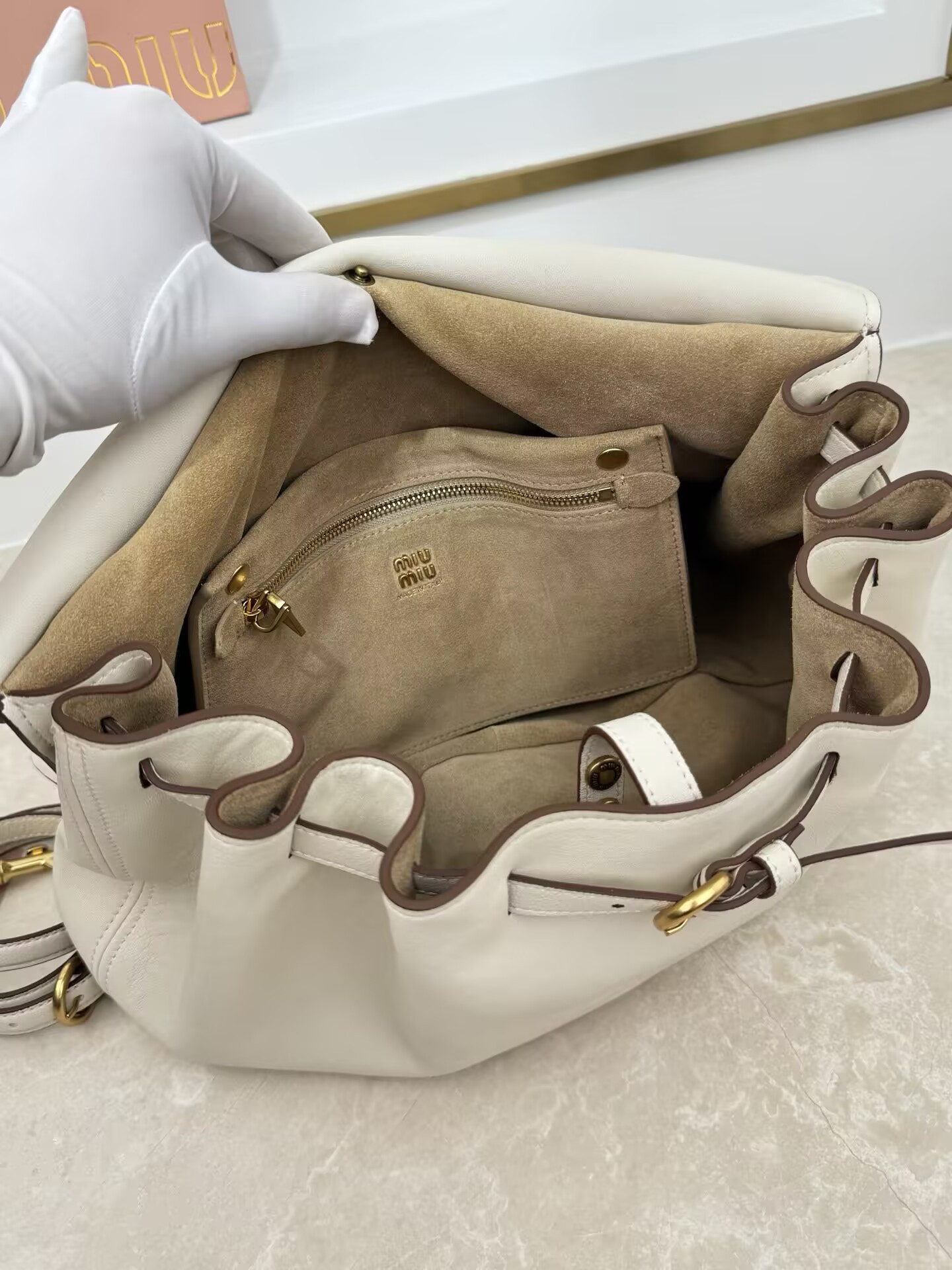 M1v M1v Rendez-vous Leather Bag 33x39.5x15cm