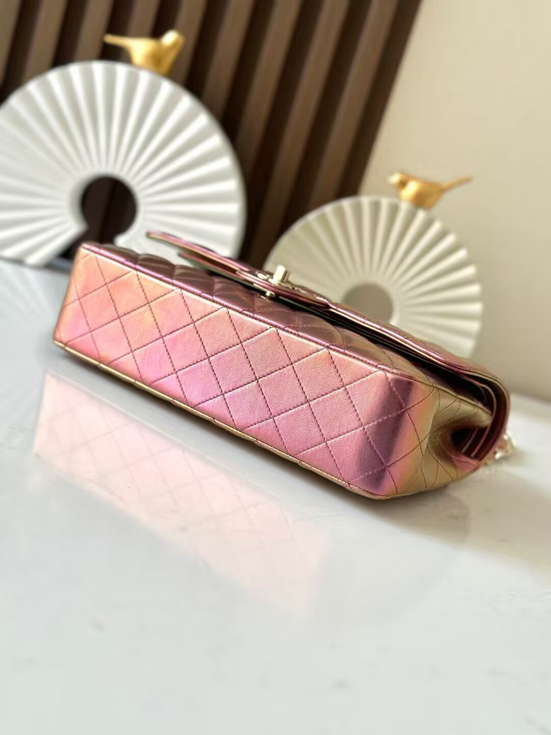 Ch**el CLASSIC FLAP HANDBAG CF 25.5x15x6cm