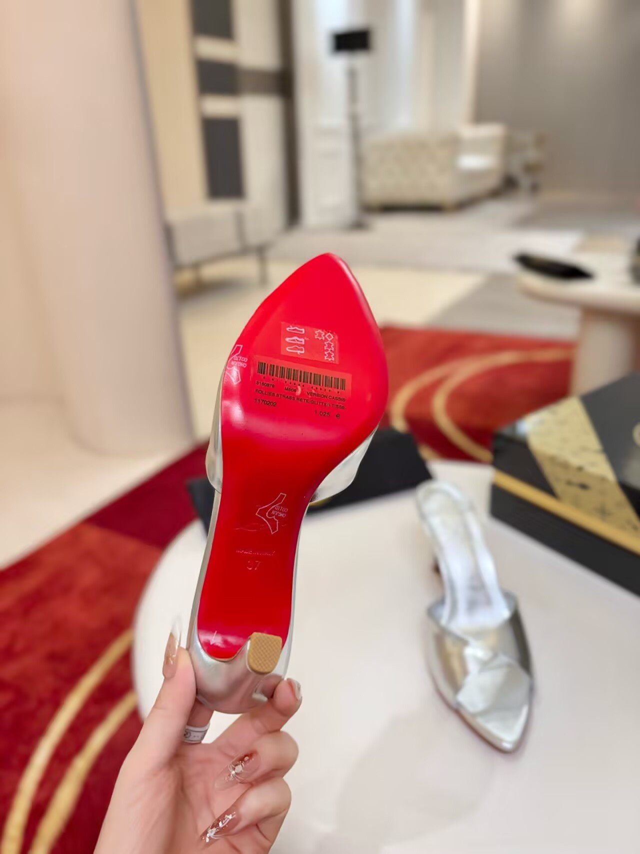 UA Chr1st1an Louboutin Me Dolly Mules 8.5cm Heel