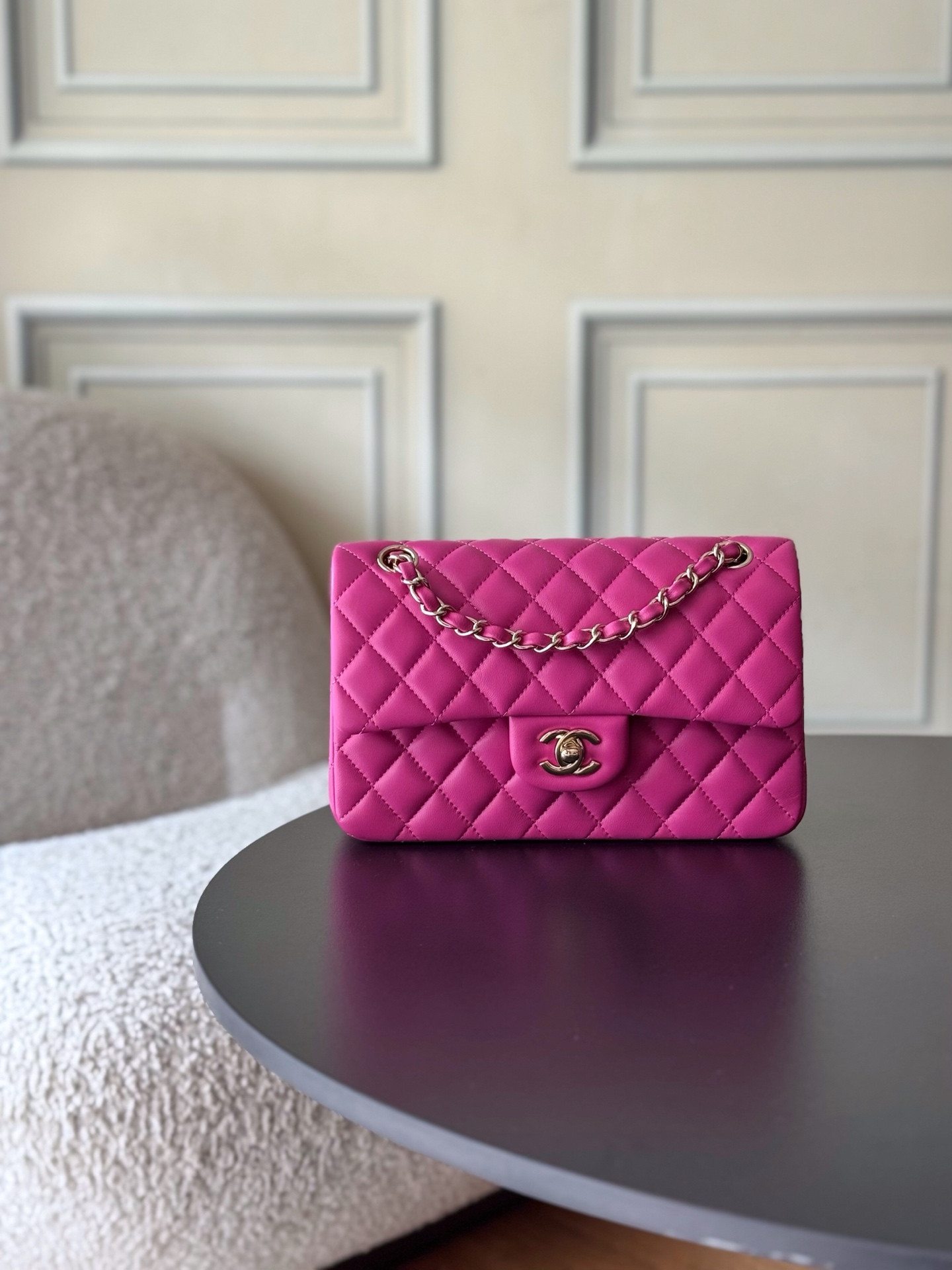 Ch**el Small Classic Bag 23x6.5x14cm