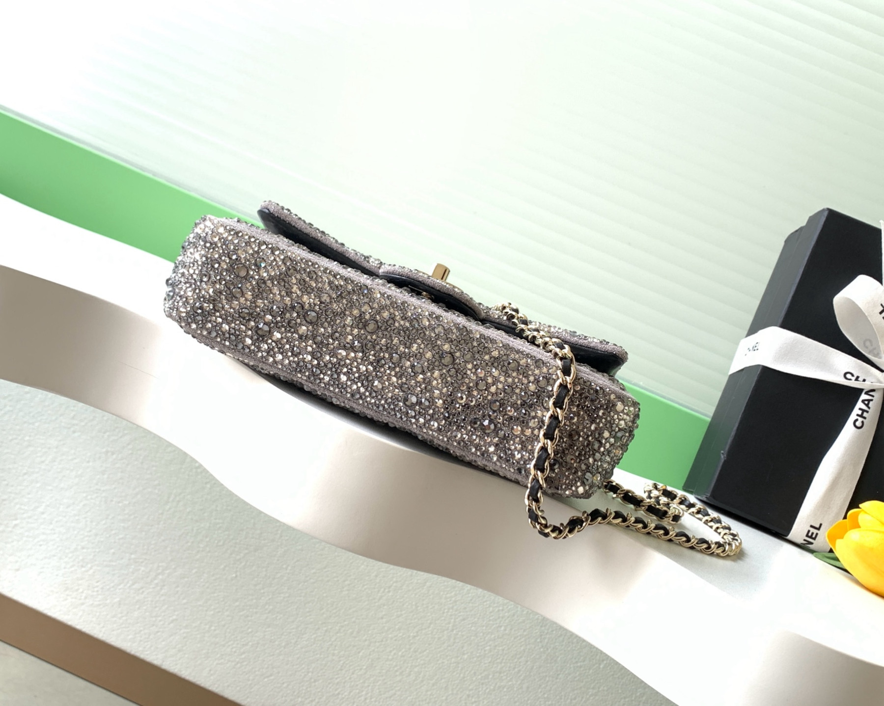 Ch**el evening flap bag as4297 13x21x8cm