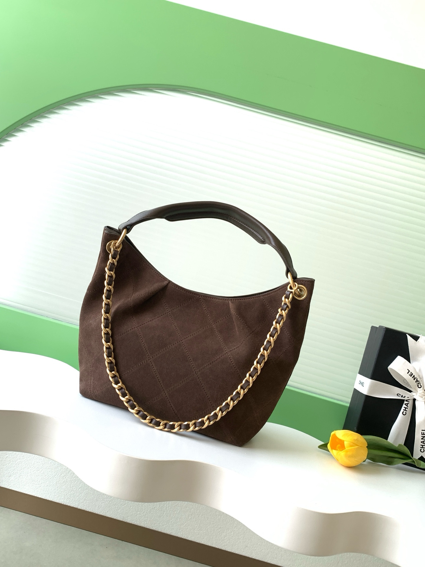 Ch**el hobo bag 24x31x10cm