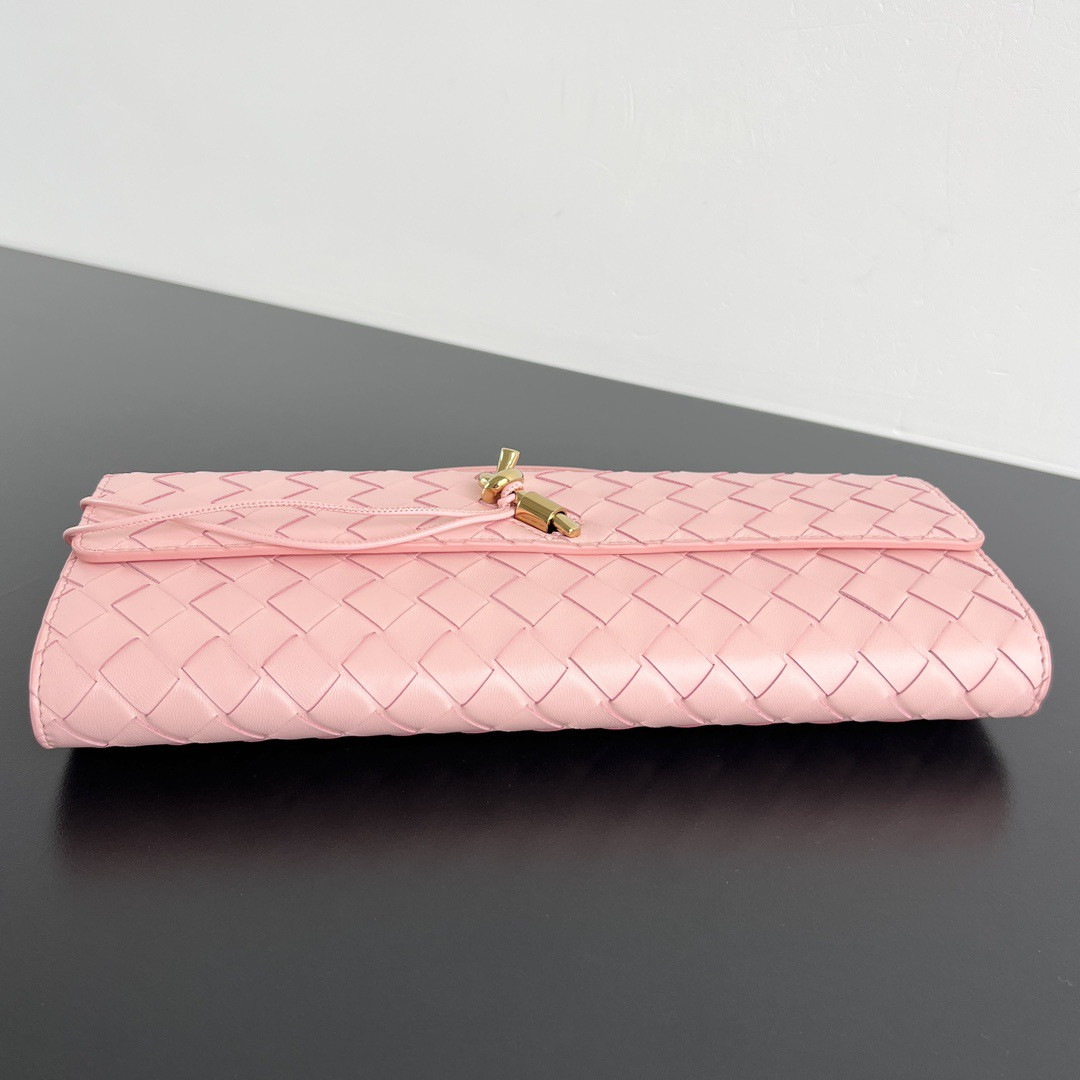 B0tt*ga Ven*ta Long Clutch Andiamo With Handle Fondant 31x13x3cm