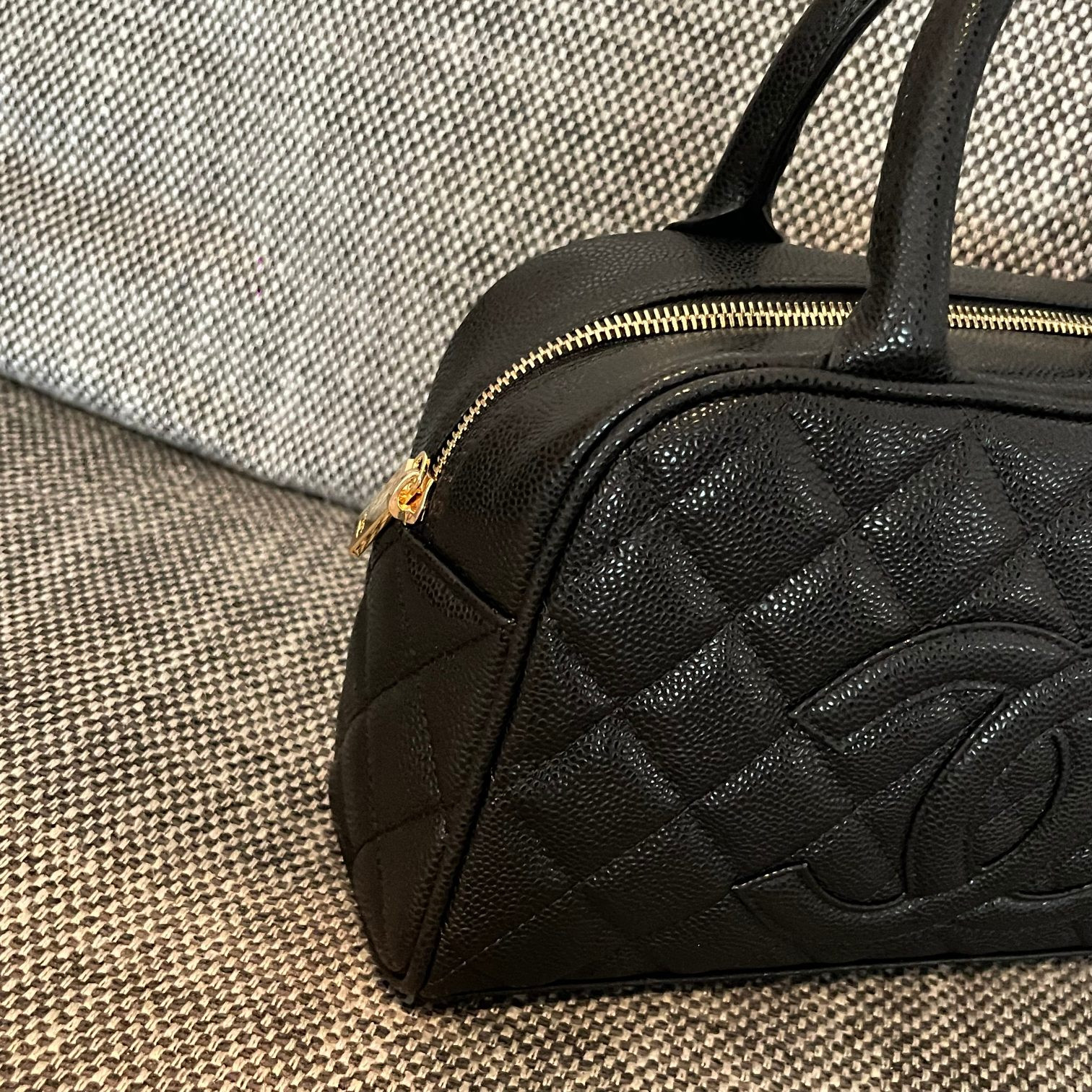 Ch**el bowling bag 29x17x10cm