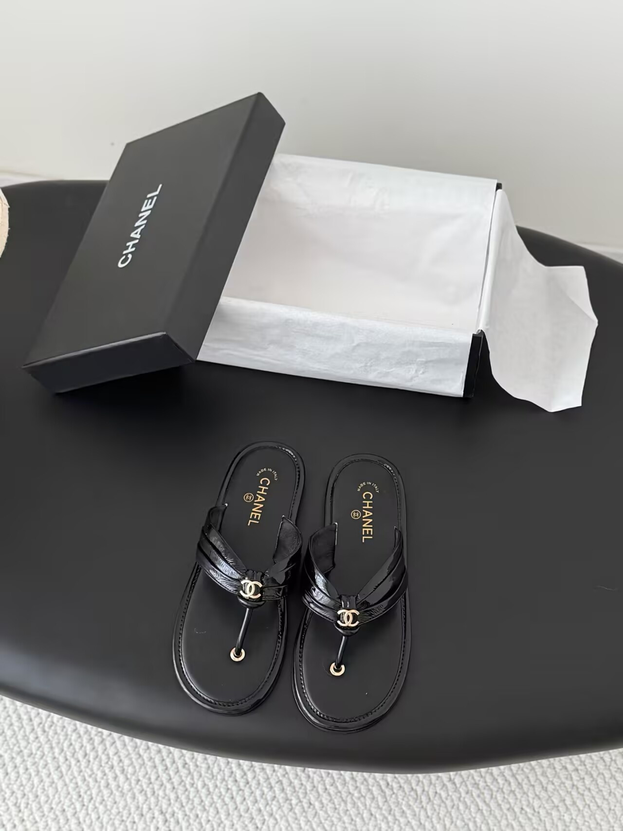 UA Ch**el Thongs Slides