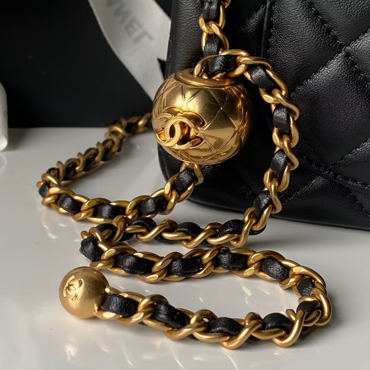 Ch**el MINI FLAP BAG 4.7 × 7.8 × 2.3 in