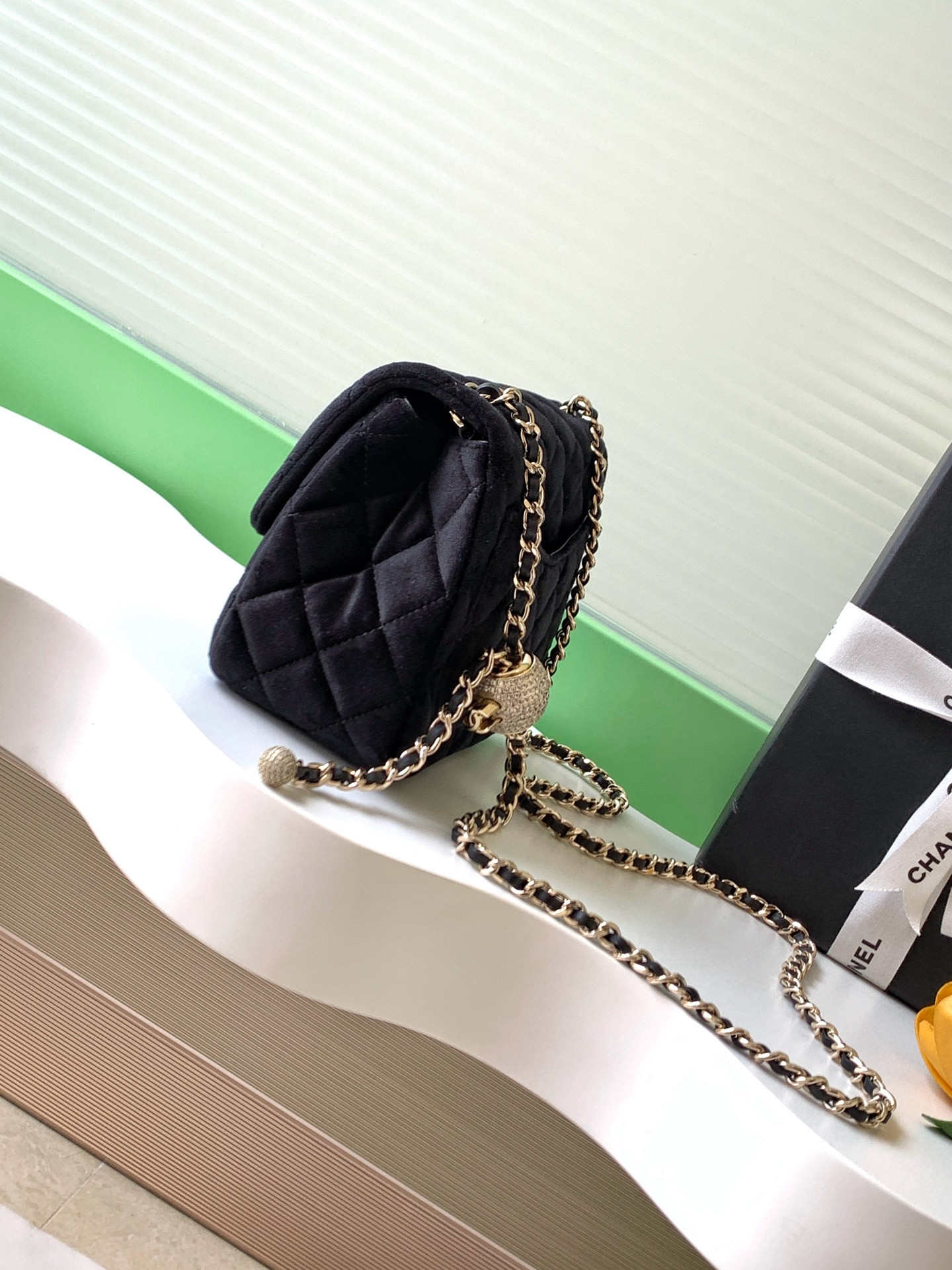 Ch**el MINI FLAP BAG 13x18x7cm