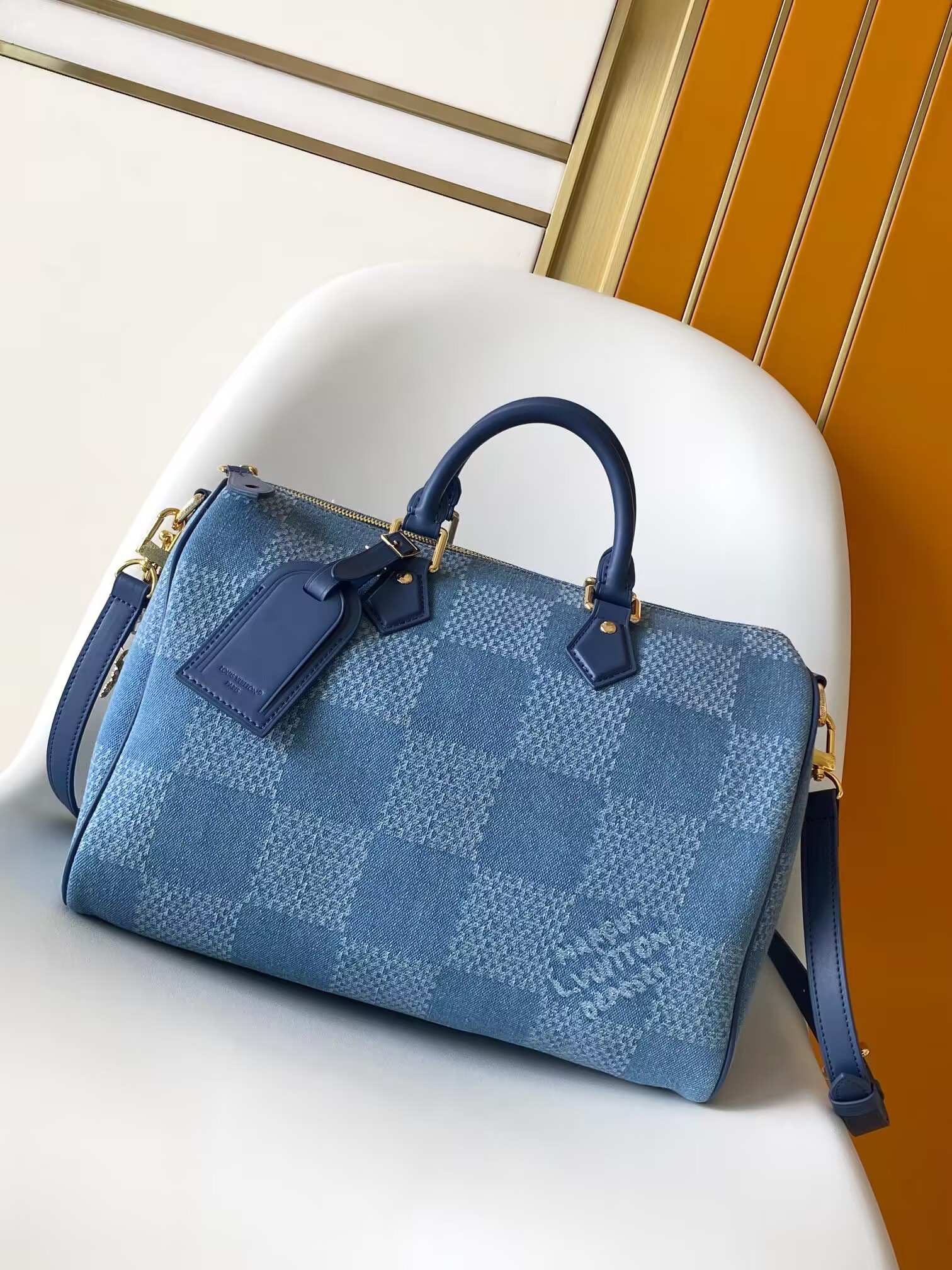 LV Speedy 30 Bandoulière Damier N00203 34x22x19cm