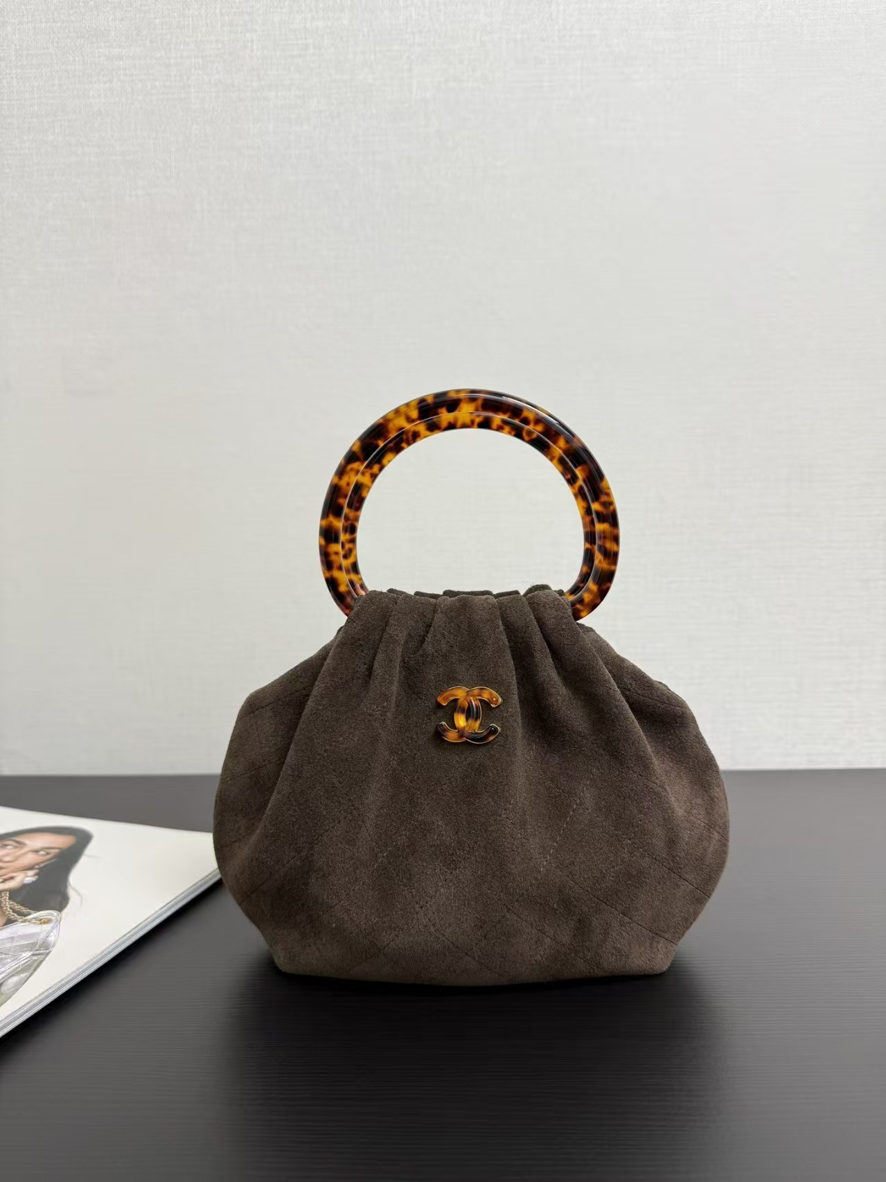 Chanel Pouch 16x26(included Handle height)x4.5cm