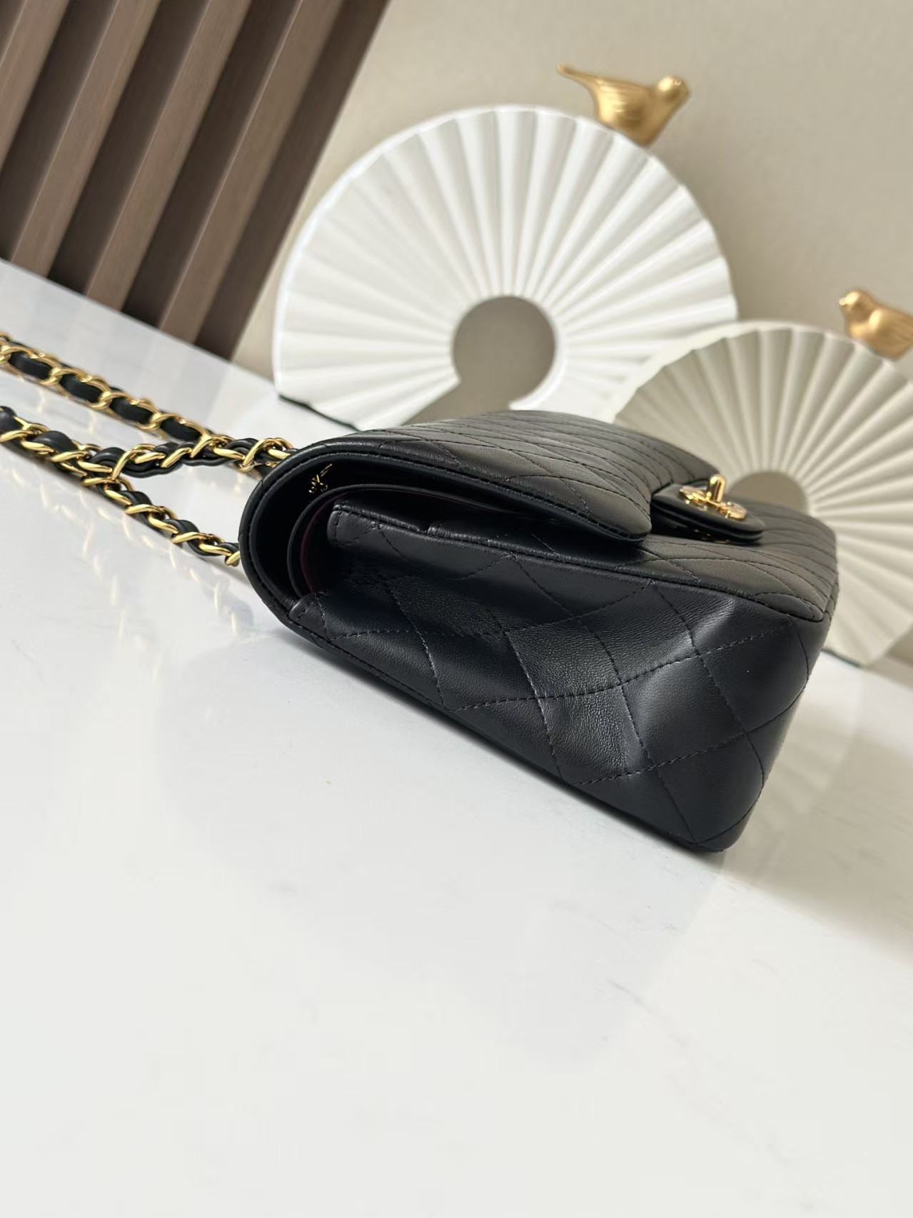 Ch**el Classic Flap Bag 15.5x25.5x6.5cm