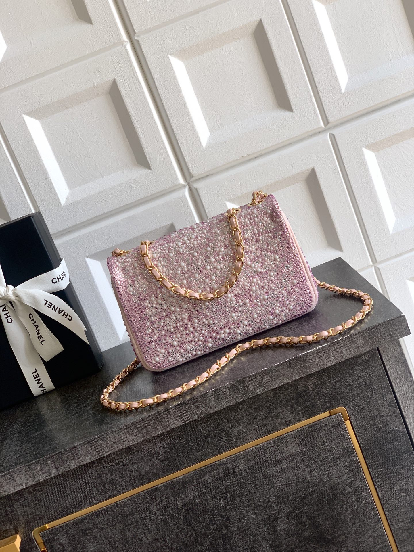 Ch**el evening bag as4297 13x21x8cm