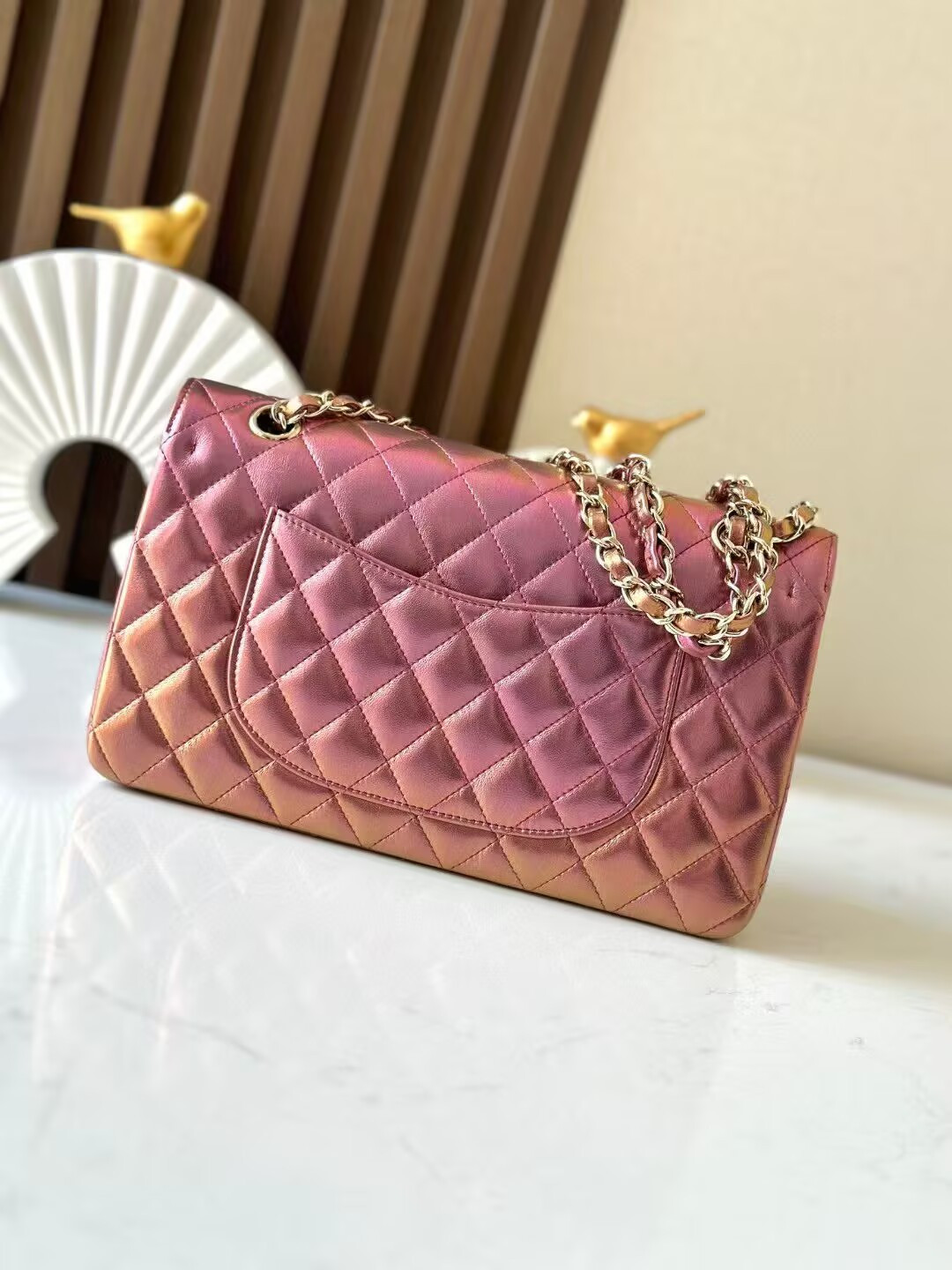 Ch**el CLASSIC FLAP HANDBAG CF 25.5x15x6cm