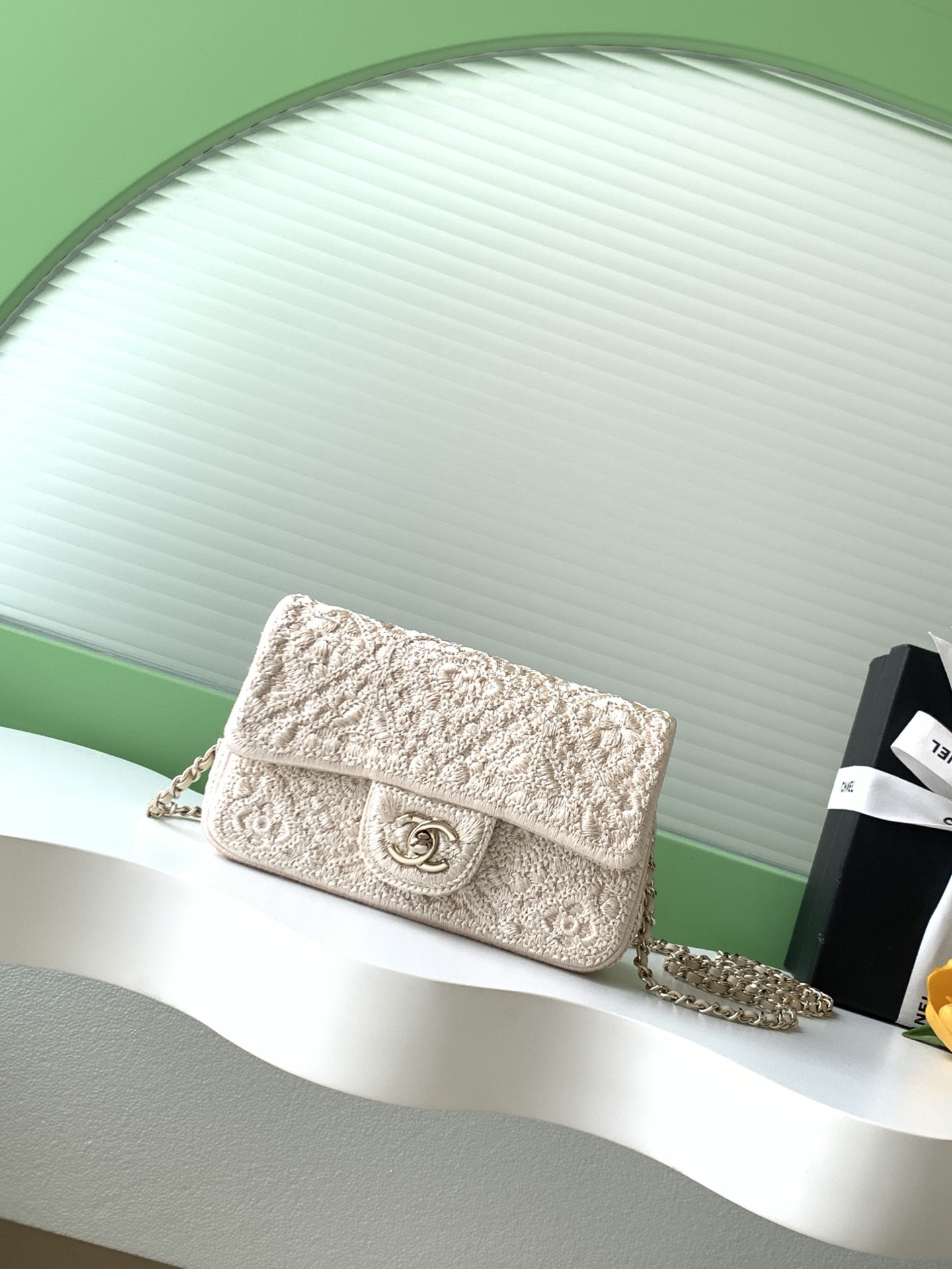 Ch**el flap bag as4561 14x21x8cm