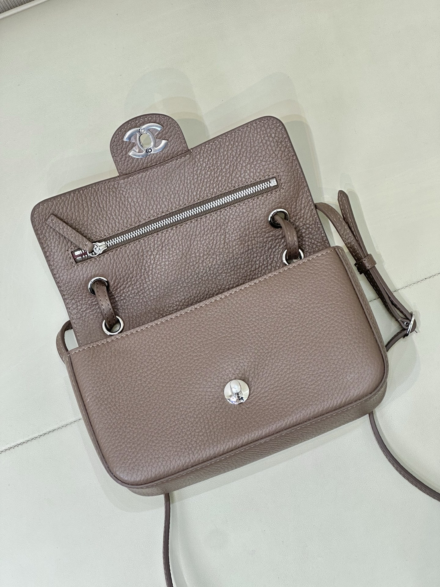 Ch**el Mini Flap Bag AS6573 13x20x6cm