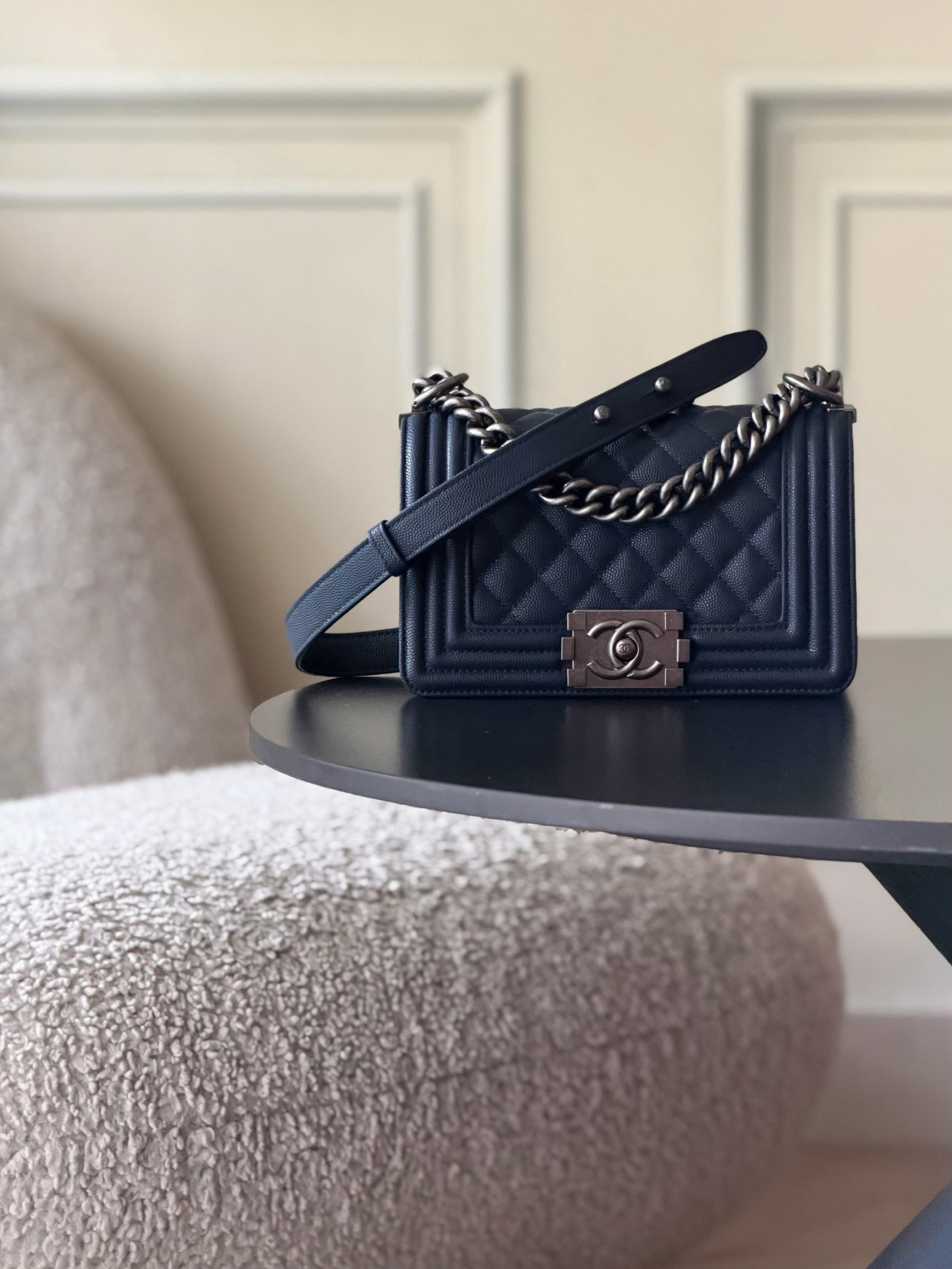 Ch**el boy handbag 12x20x7cm