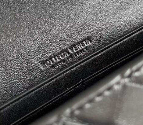 B0tt*ga Ven*ta Long Clutch Andiamo With Handle Black 31x13x3cm