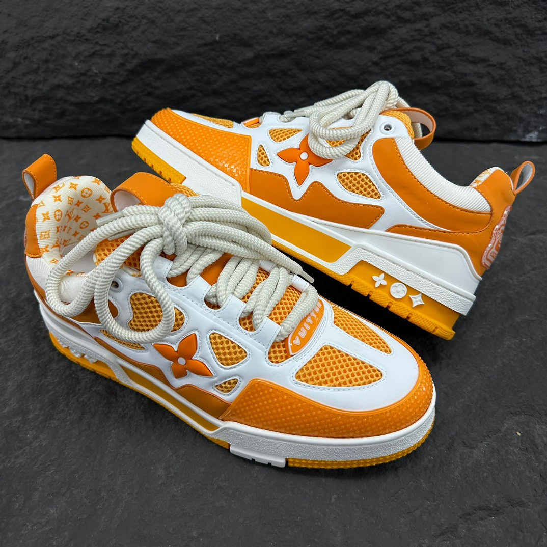 UA LV Trainer Skate Sneaker Yellow White