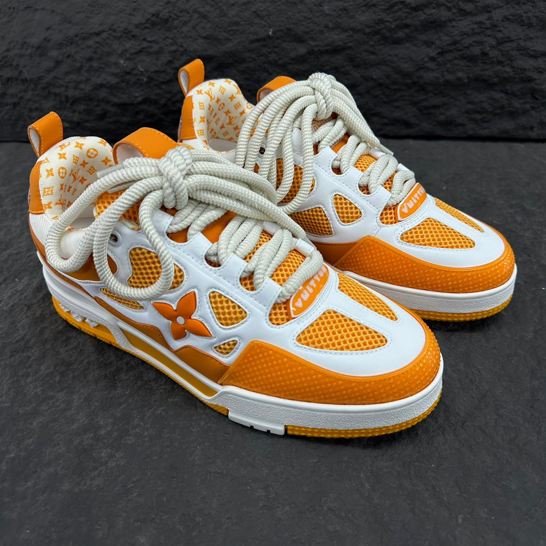 UA LV Trainer Skate Sneaker Yellow White