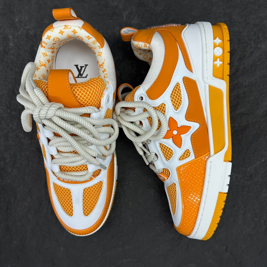 UA LV Trainer Skate Sneaker Yellow White