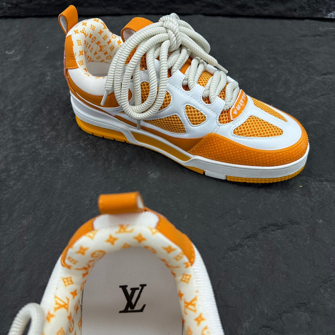UA LV Trainer Skate Sneaker Yellow White